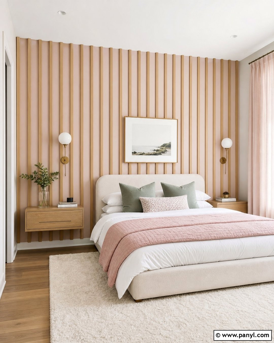 Wood Slat Girls Room Accent Wall - 25 Accent Wall For Girls Room Ideas