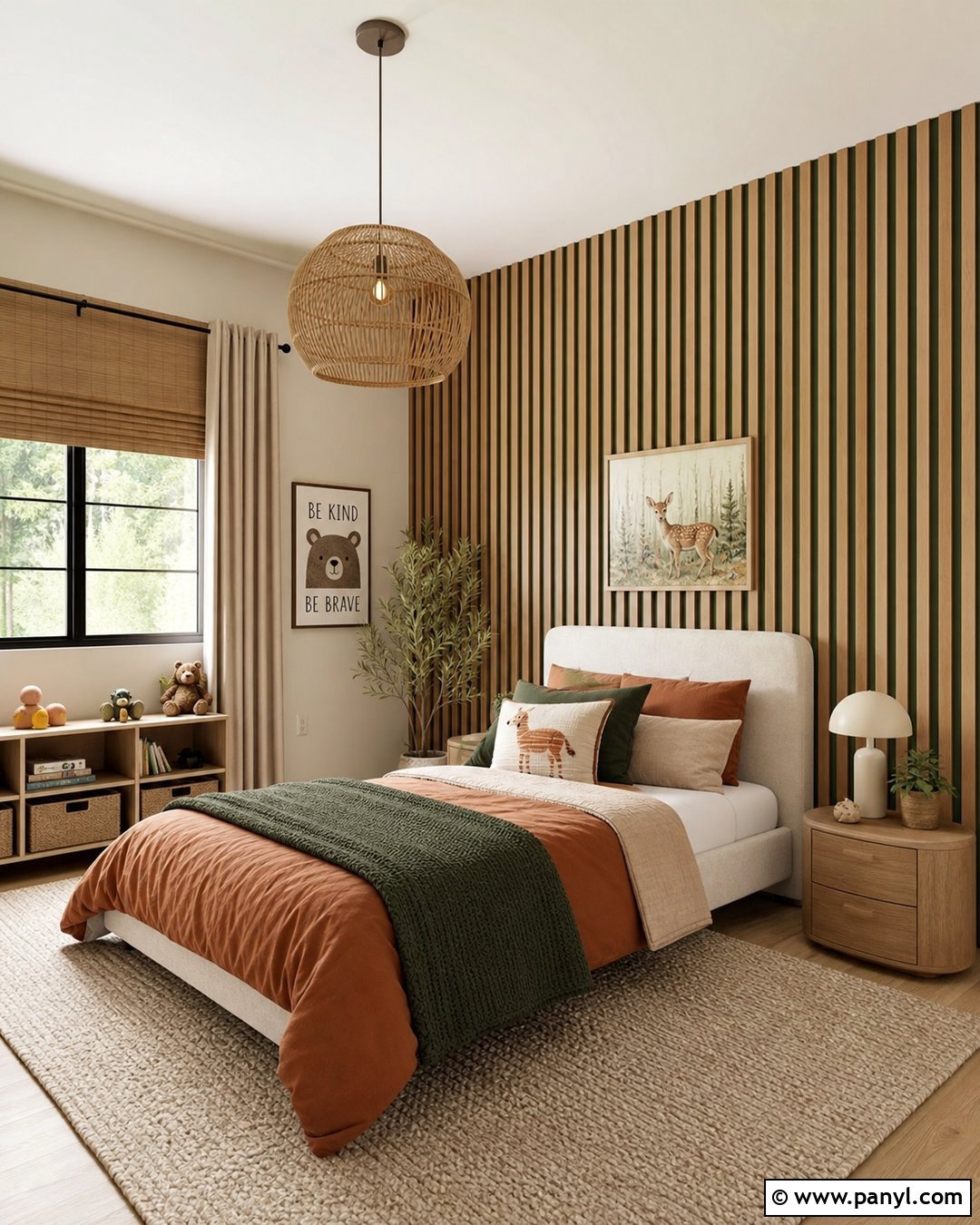 Wood Slat Kids Room Accent Wall - 25 Accent Wall For Kids Room Ideas