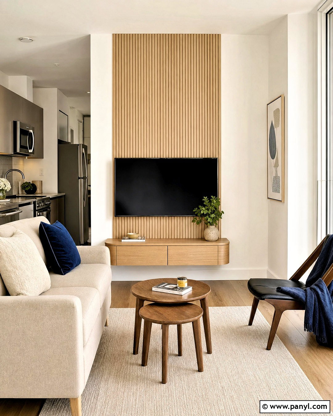 Wood TV Wall For Small Living Room - 20 wood behind tv on wall ideas