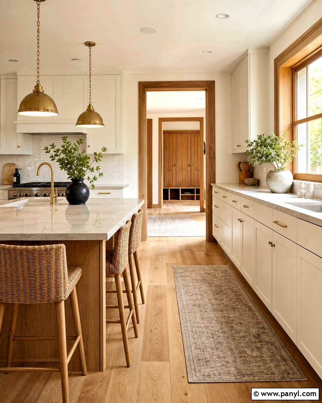 Wood Trim In The Kitchen - 20 wood trim interior ideas
