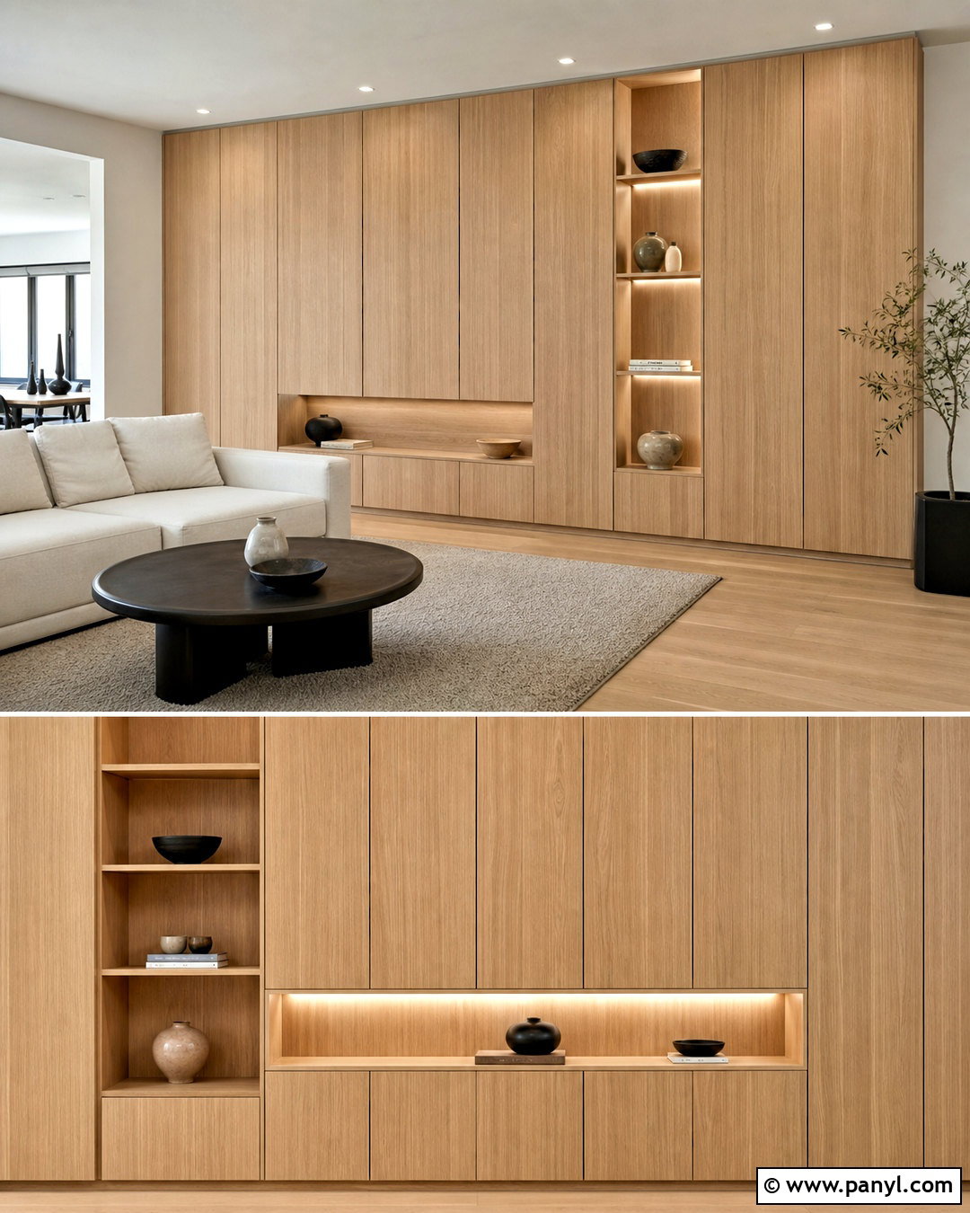 Wood Wall With Hidden Storage - 20 wood interior walls