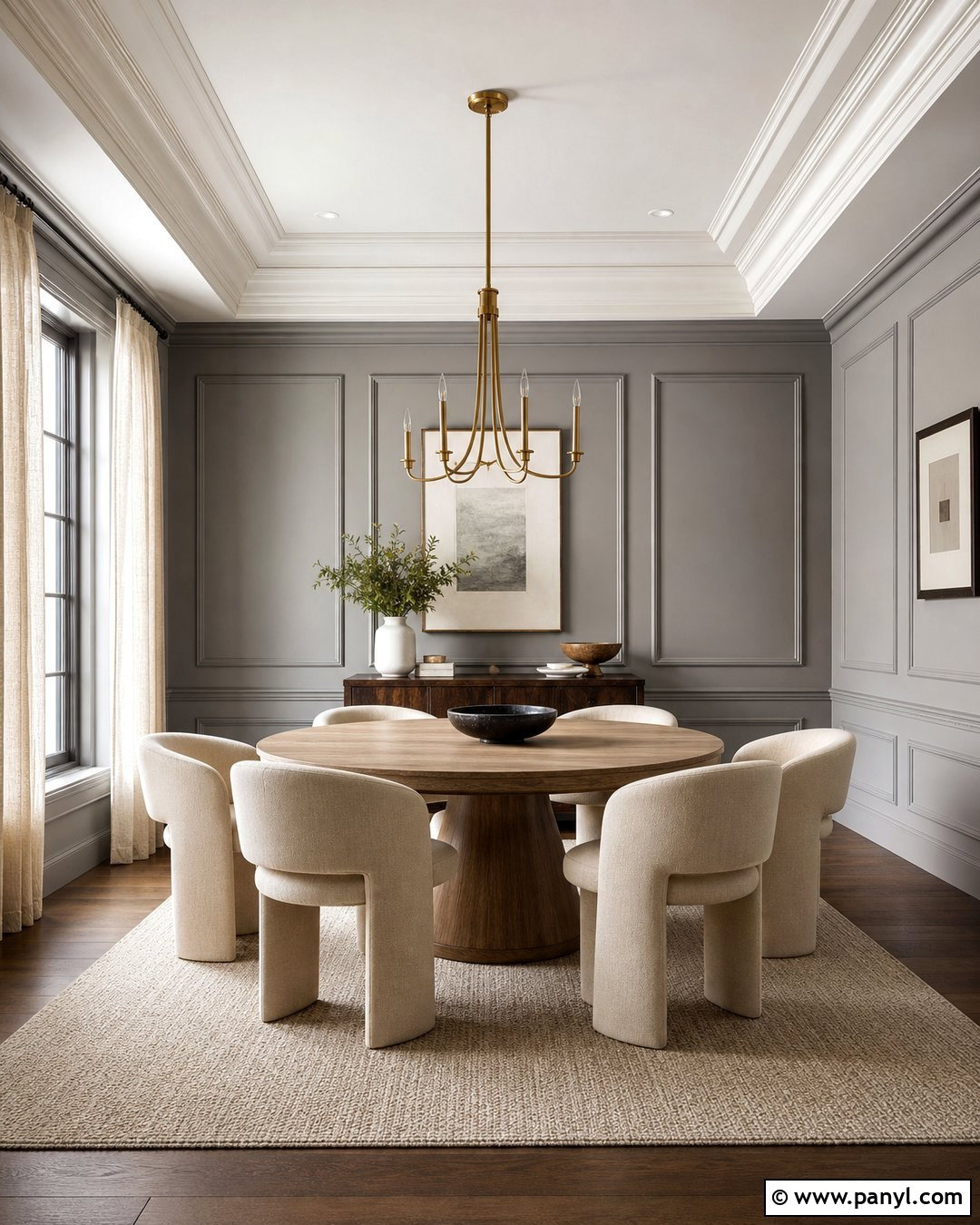 Worsted Dining Room With Picture Frame Molding - 25 worsted farrow and ball ideas