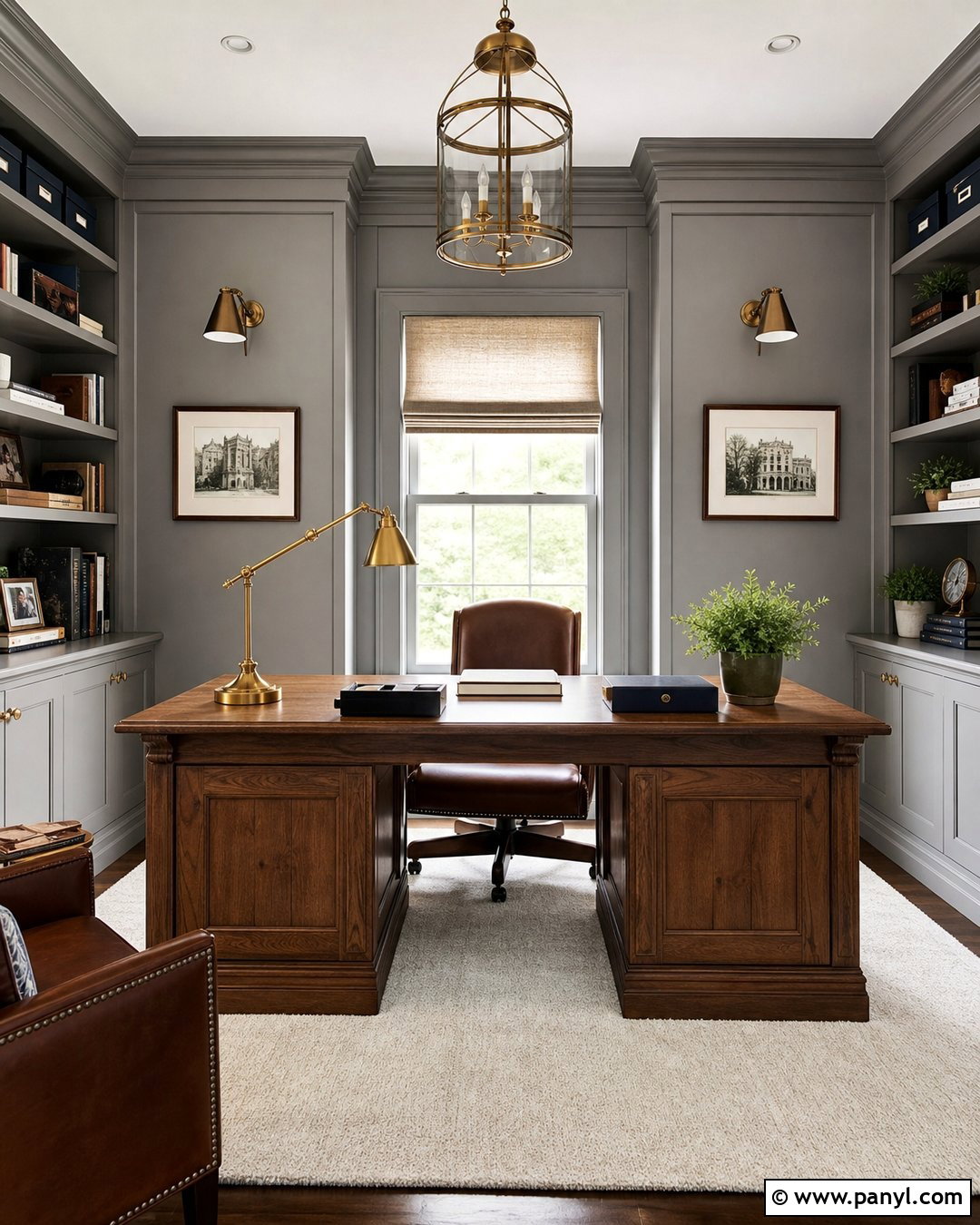 Worsted Home Office With Built In Shelves - 25 worsted farrow and ball ideas