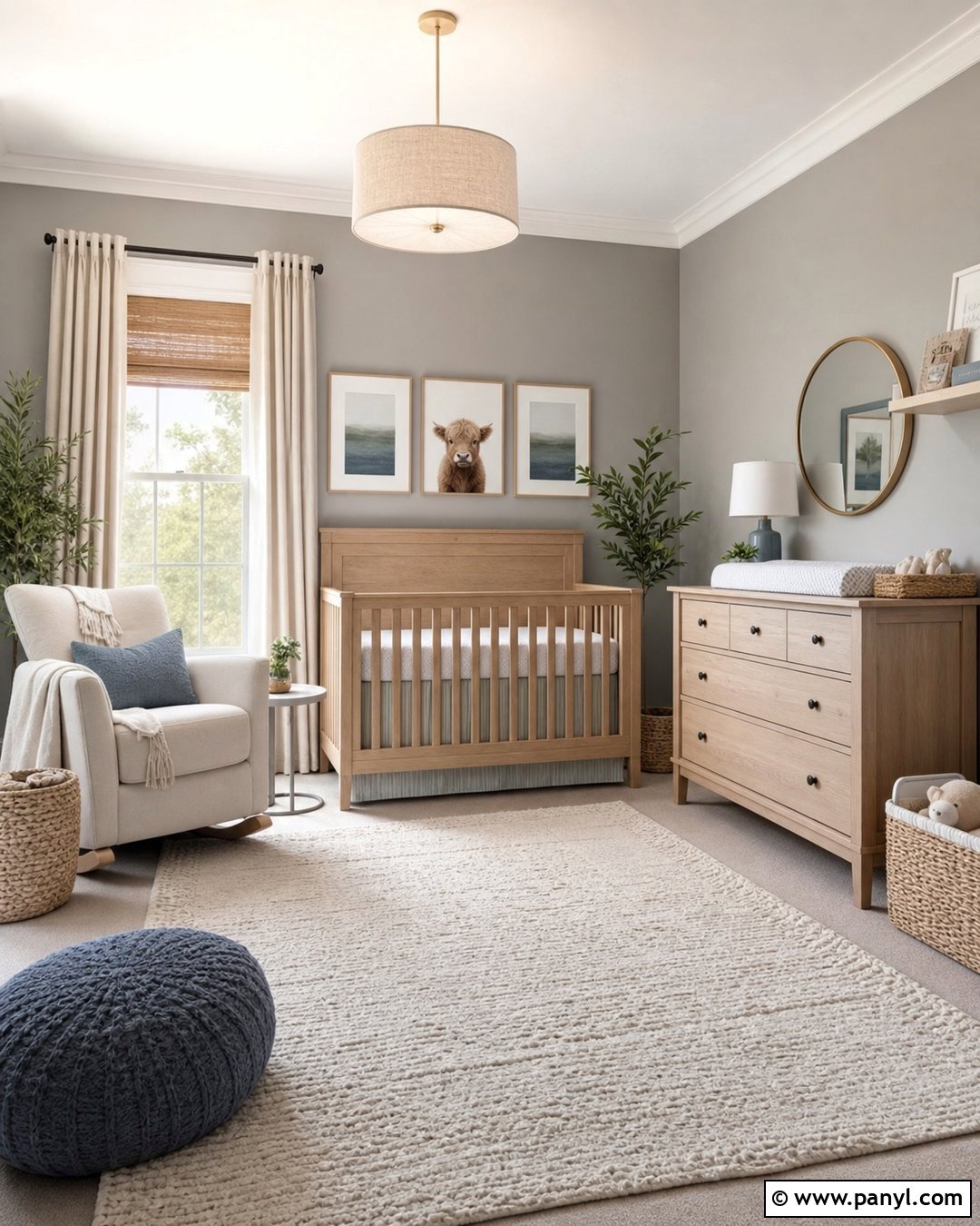 Worsted Nursery With Natural Wood - 25 worsted farrow and ball ideas