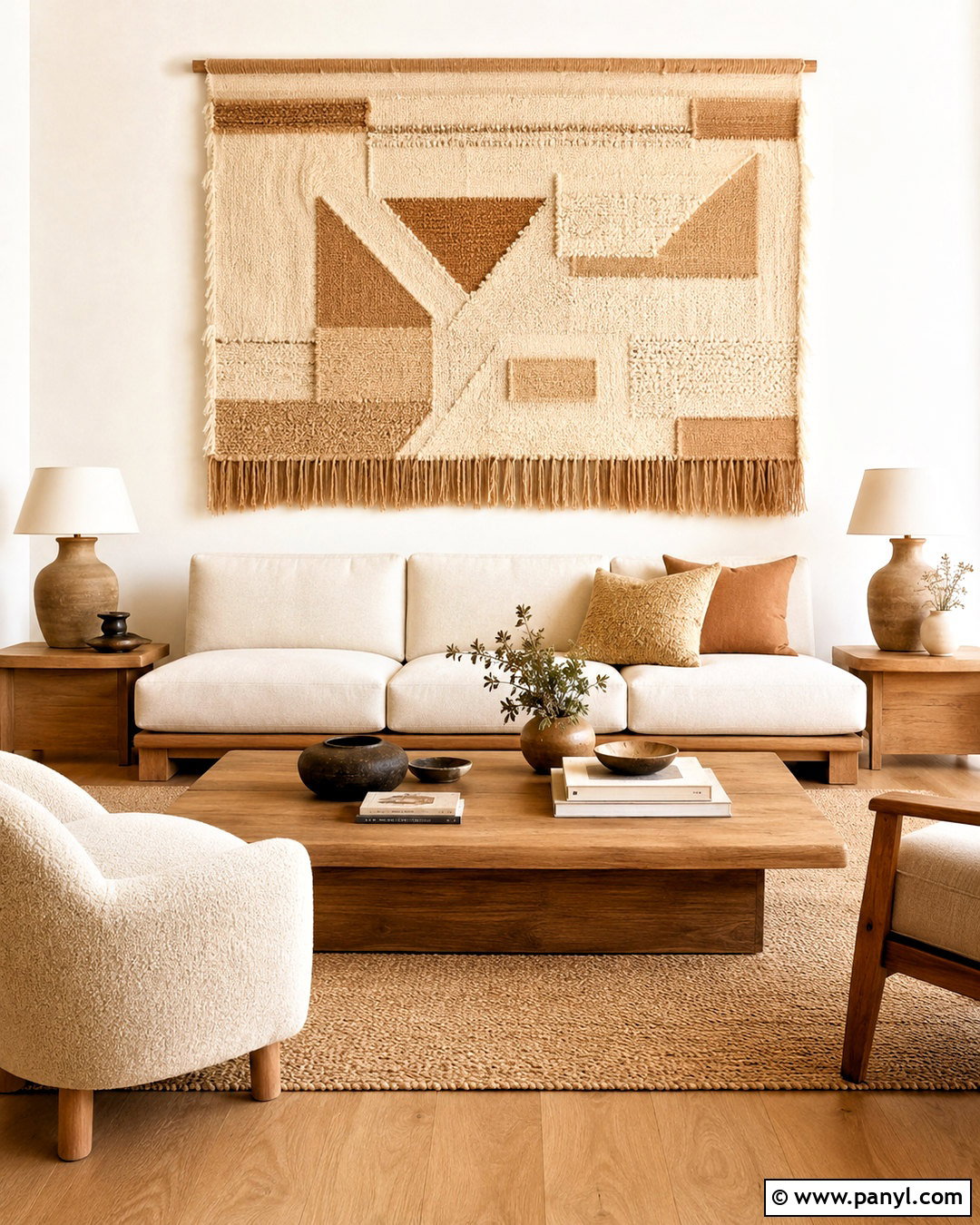 Woven Textile Wall - 20 minimal wall ideas