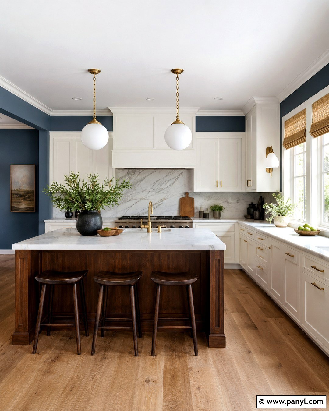 Wythe Blue Kitchen Walls - 20 Benjamin Moore Kitchen Colors For Walls