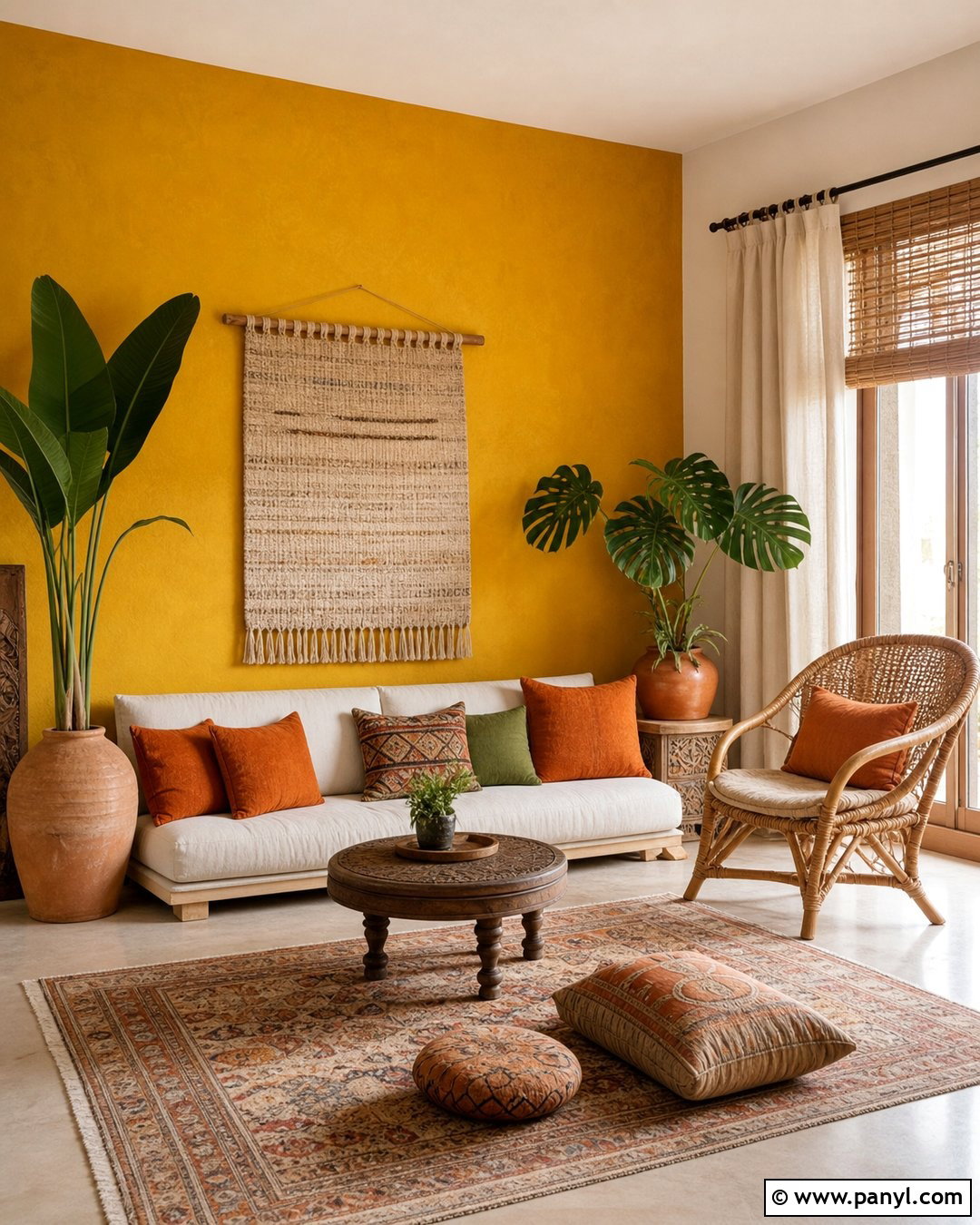 Yellow Accent Wall Boho Room - 20 Empty Room With Yellow Accent Wall Ideas