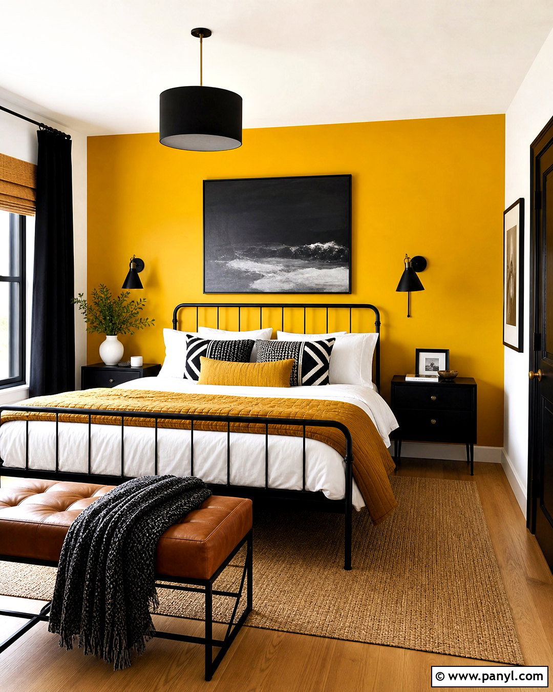 Yellow And Black Bedroom - 20 yellow bedroom aesthetic ideas