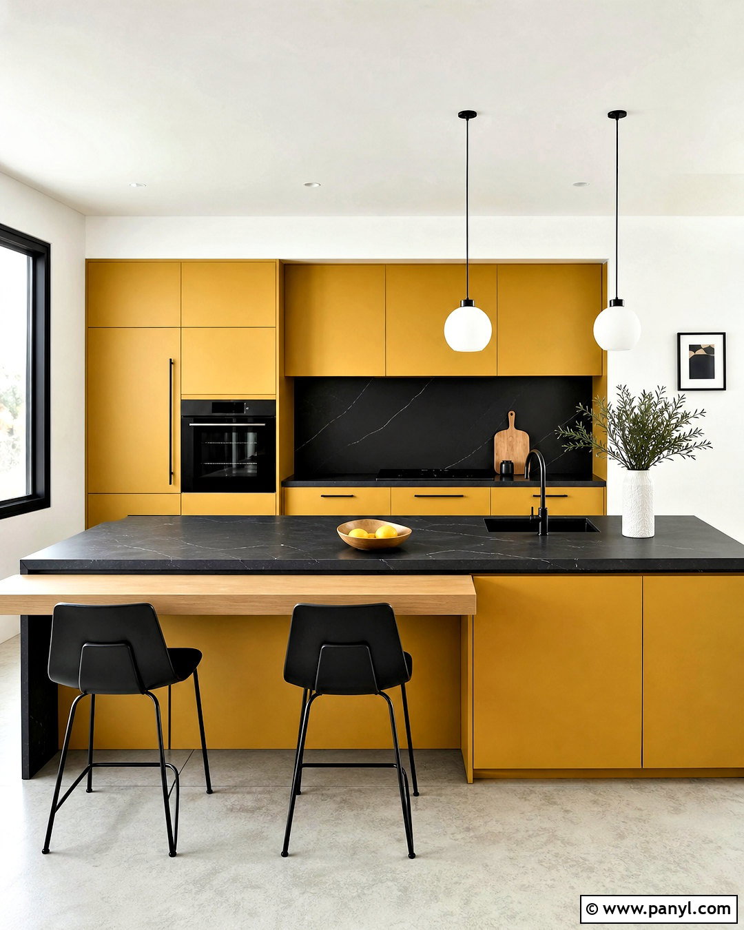 Yellow And Black Kitchen - 20 kitchen color yellow ideas