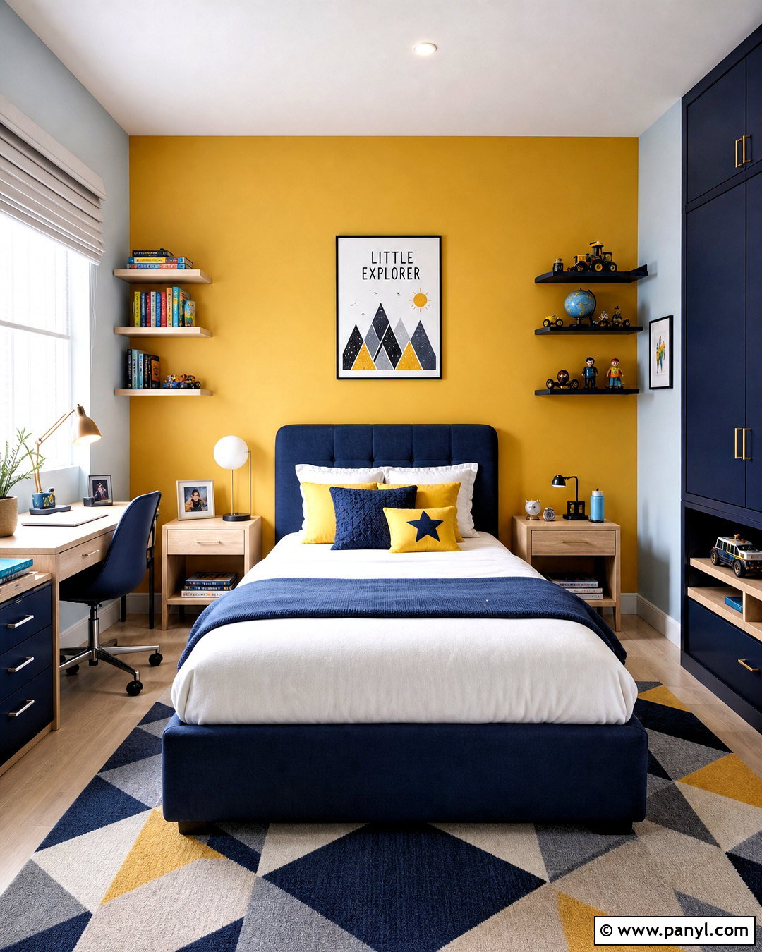 Yellow And Blue Kids Room - 20 yellow kids rooms