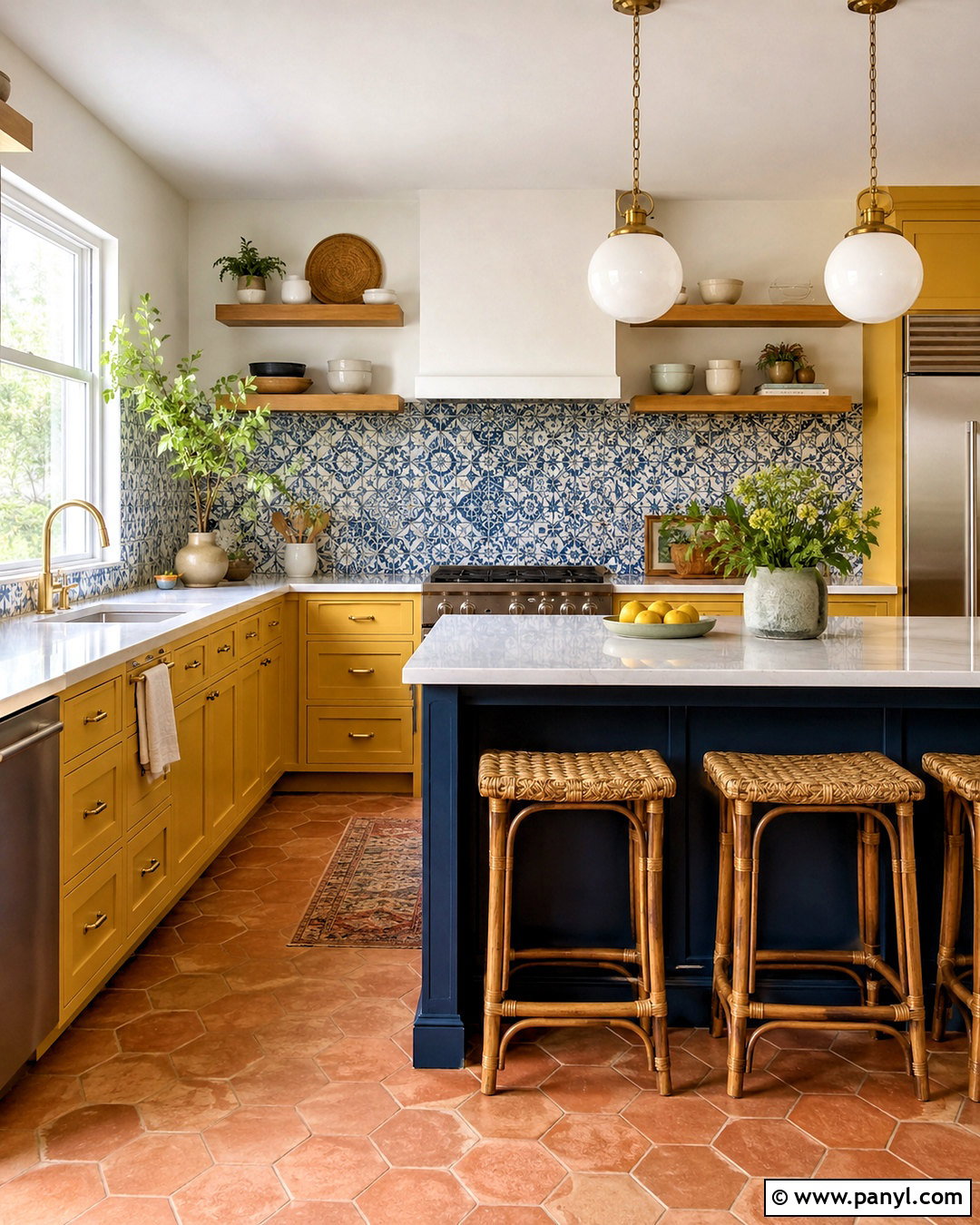 Yellow And Blue Kitchen - 20 bright kitchen ideas colorful ideas
