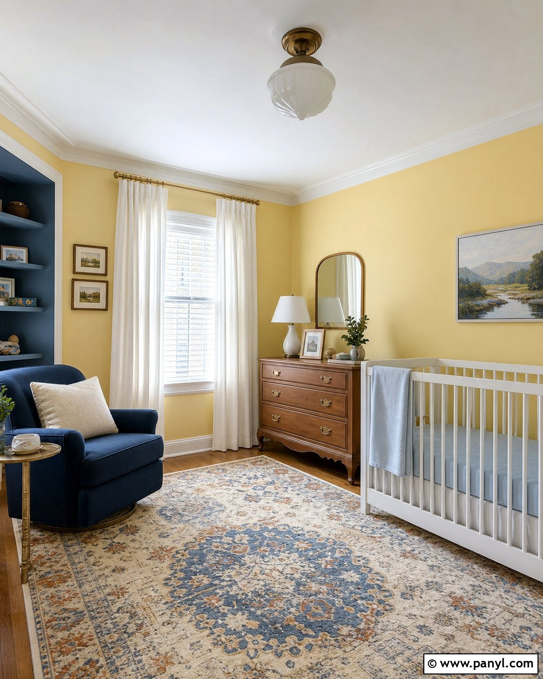 Yellow And Blue Nursery Walls - 30 Yellow Nursery Walls