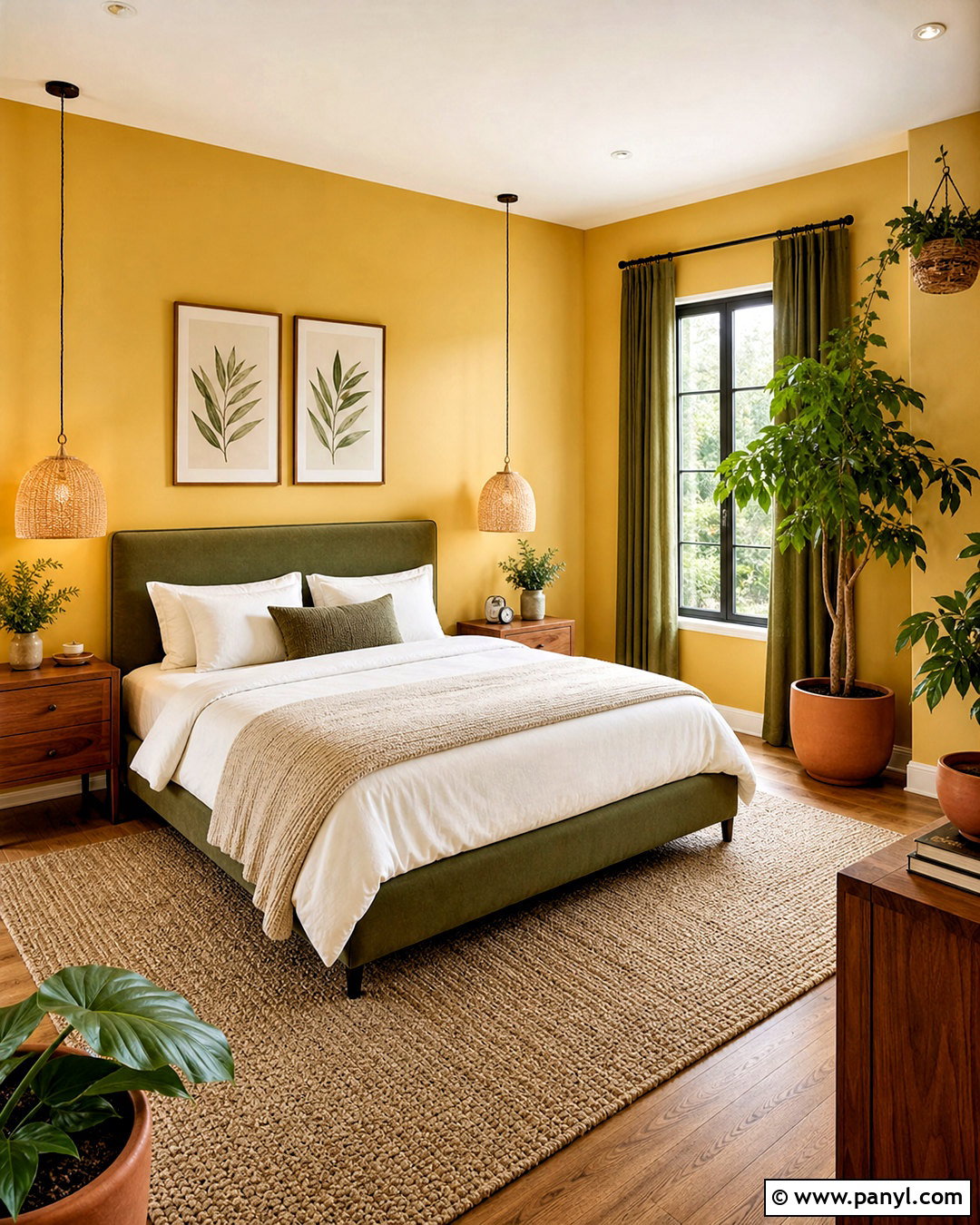 Yellow And Green Bedroom - 20 yellow room inspo ideas