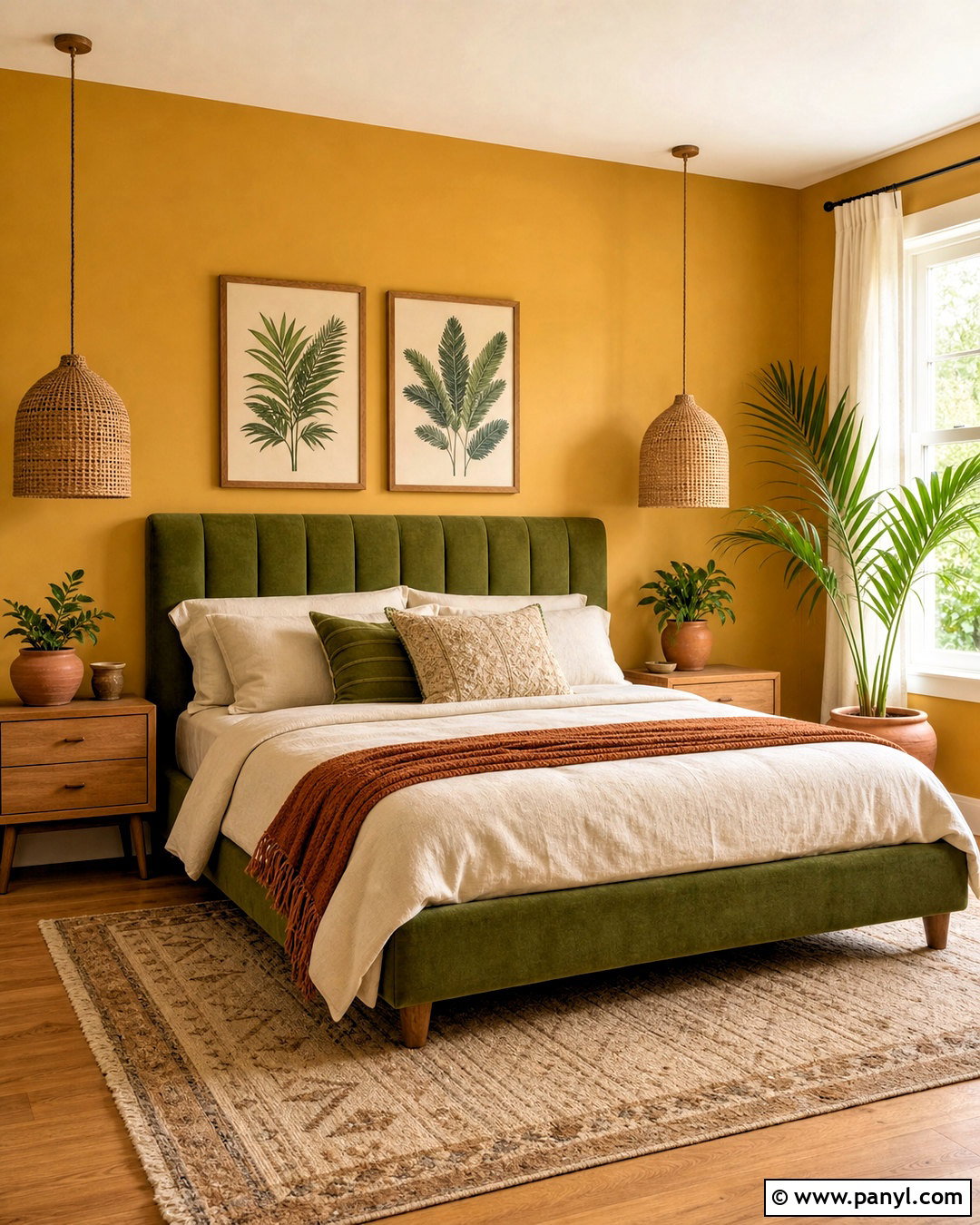 Yellow And Green Bedroom Wall - 20 yellow wall design ideas