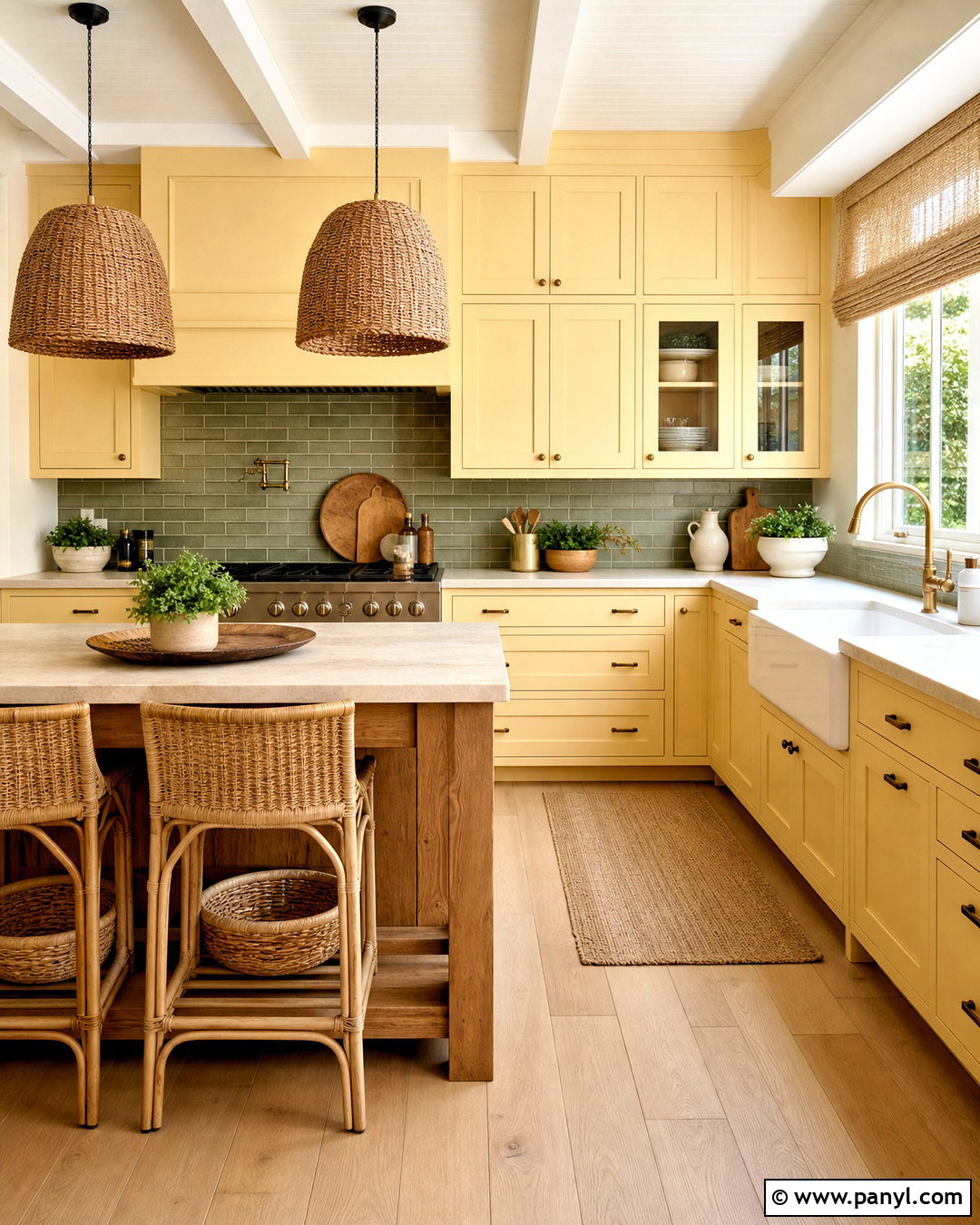 Yellow And Green Kitchen - 20 yellow kitchen ideas