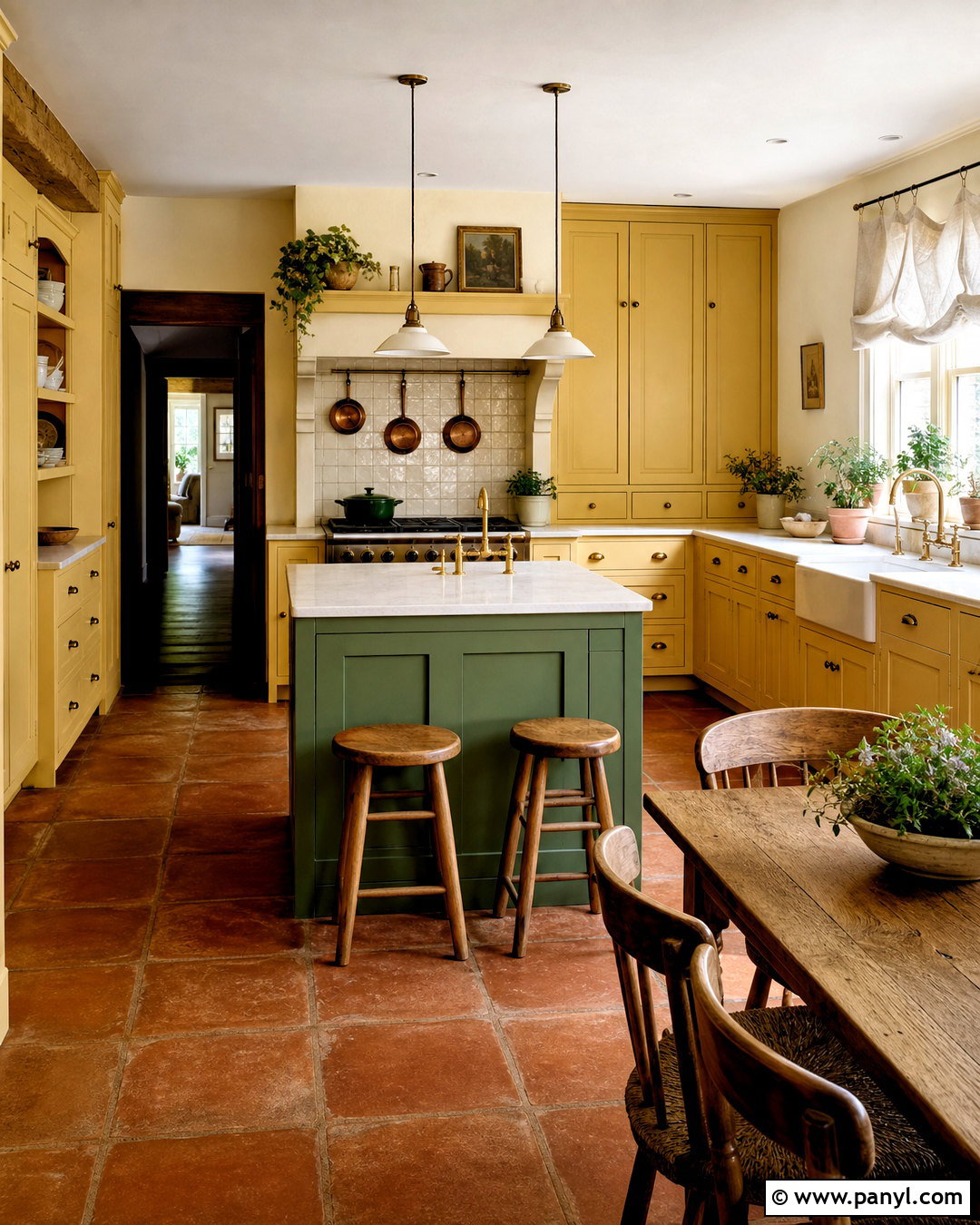Yellow And Green Kitchen - 20 yellow for kitchen ideas