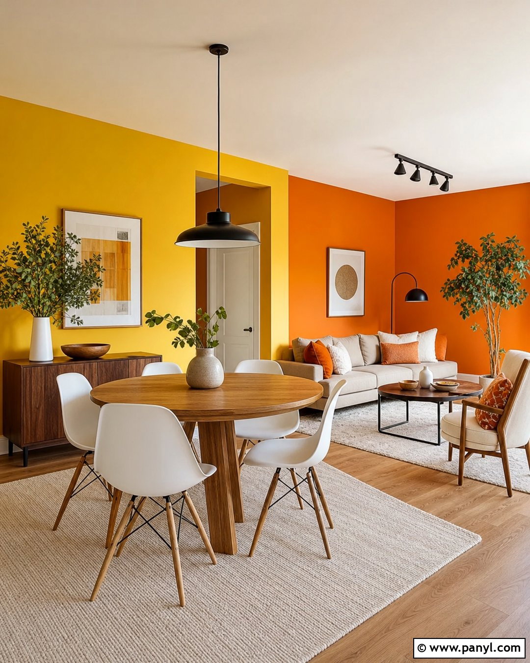 Yellow And Orange Accent Walls - 20 Bright Yellow And Orange Walls