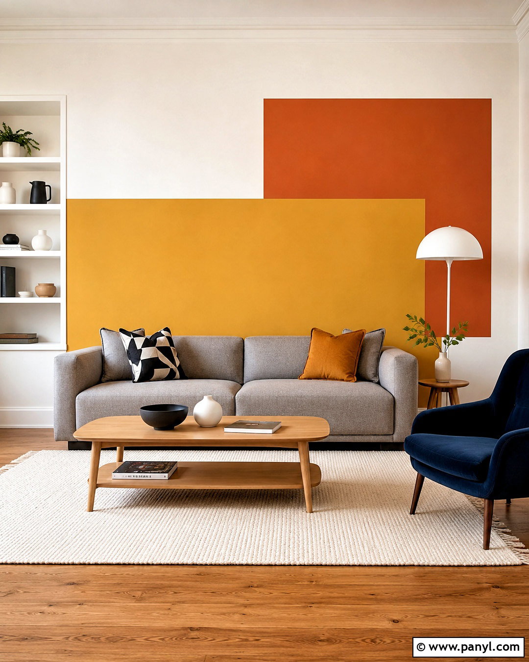 Yellow And Orange Color Block Walls - 20 Yellow And Orange Walls