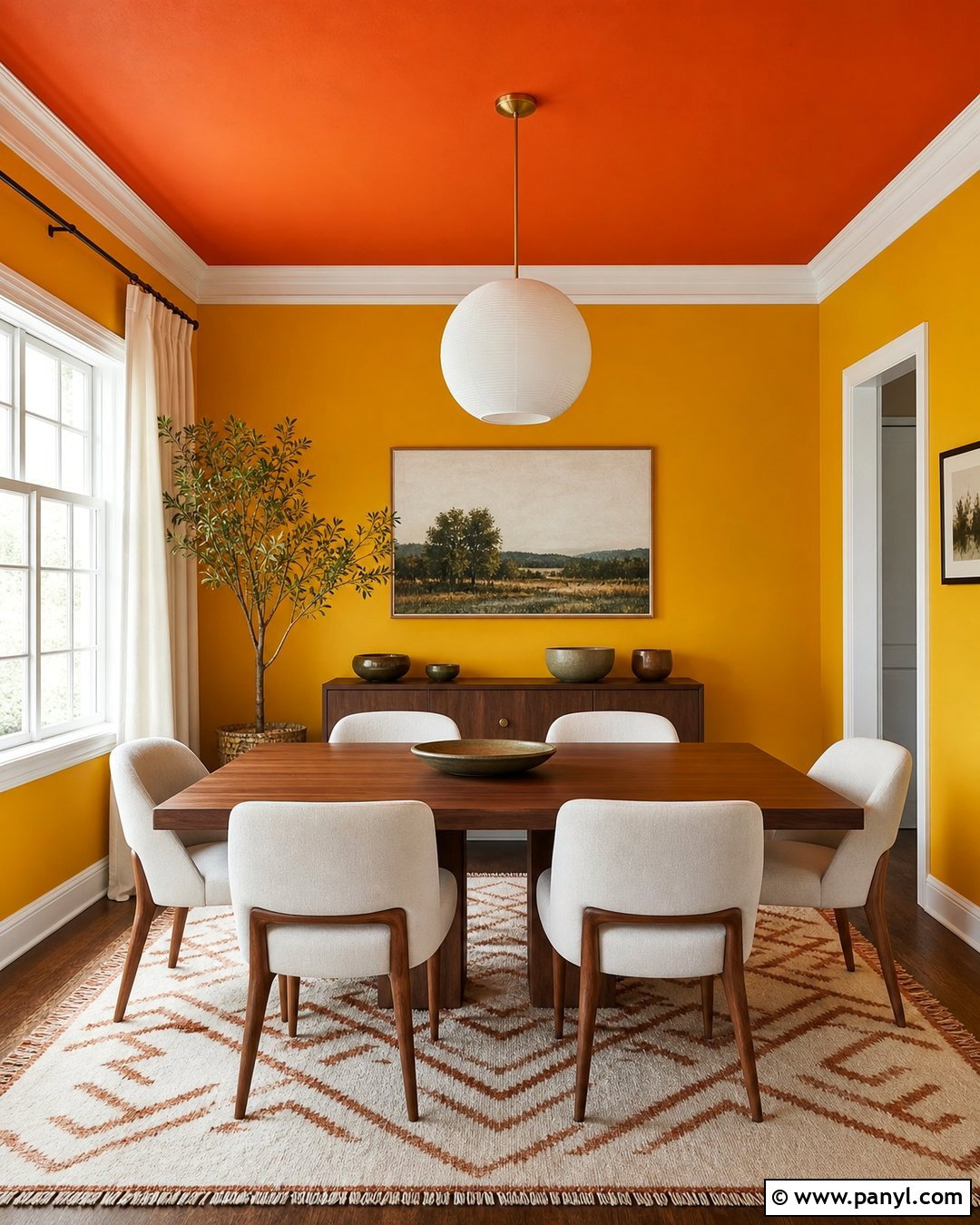 Yellow And Orange Dining Room Walls - 20 Bright Yellow And Orange Walls