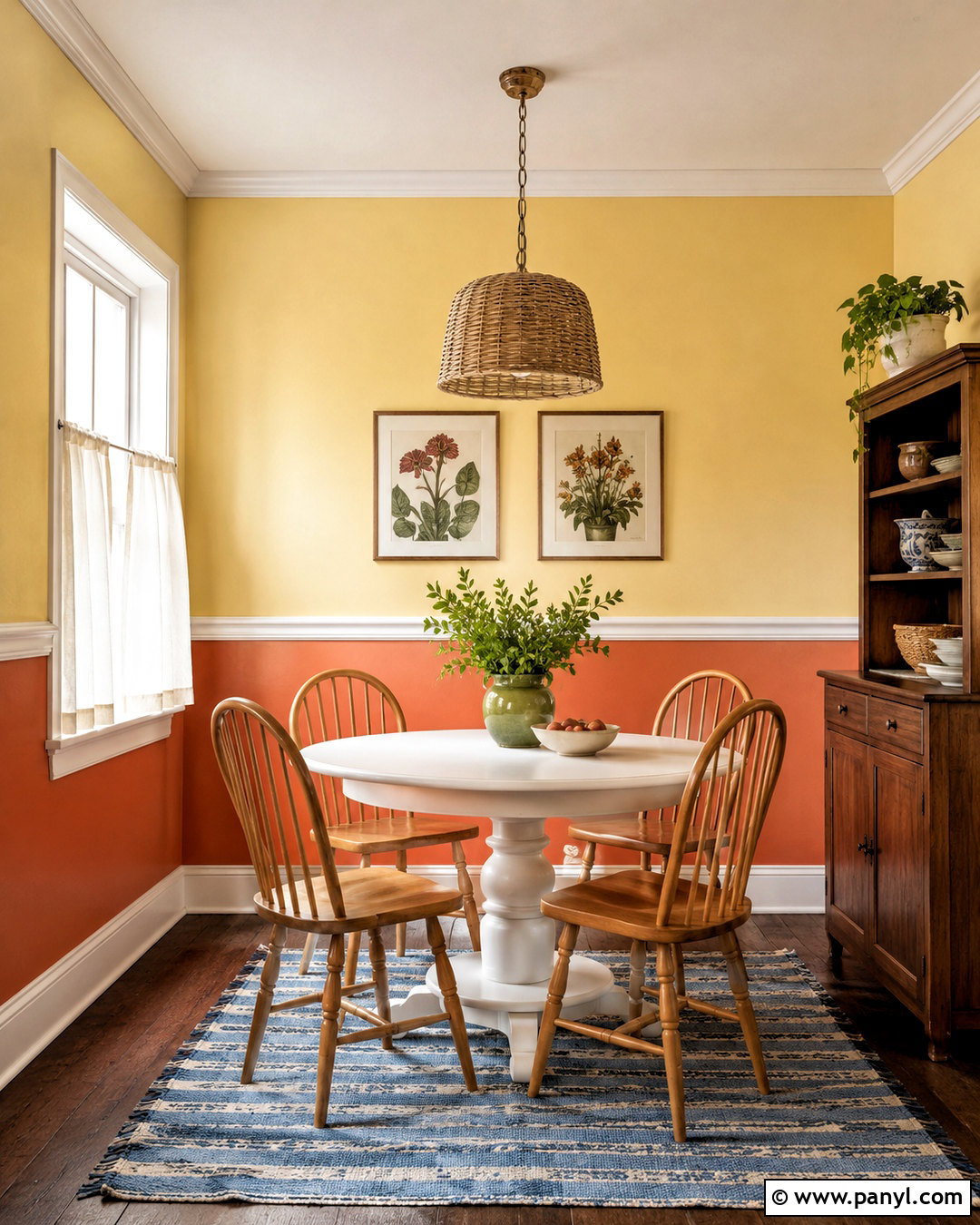 Yellow And Orange Half Painted Walls - 20 Yellow And Orange Walls