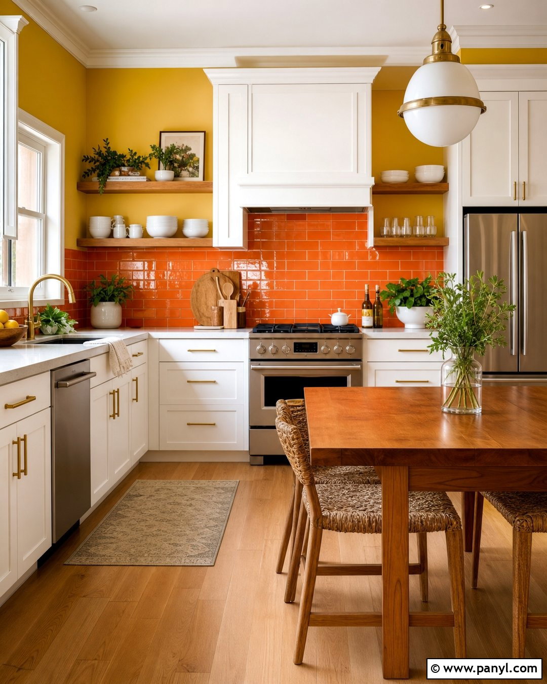 Yellow And Orange Kitchen Walls - 20 Bright Yellow And Orange Walls