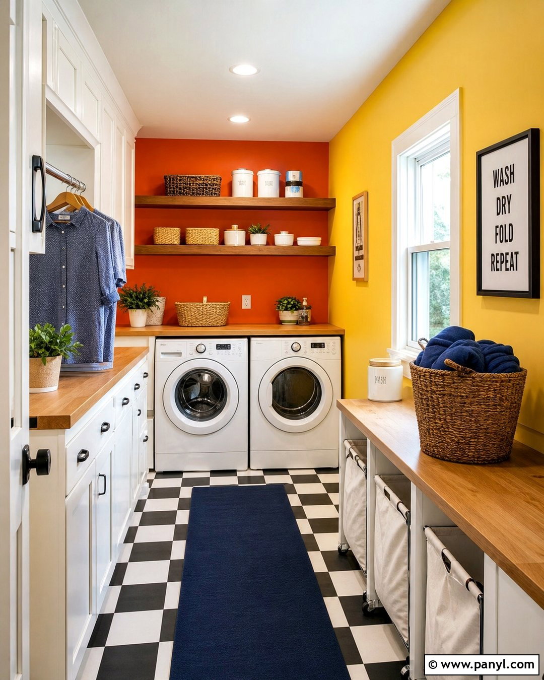 Yellow And Orange Laundry Room Walls - 20 Bright Yellow And Orange Walls