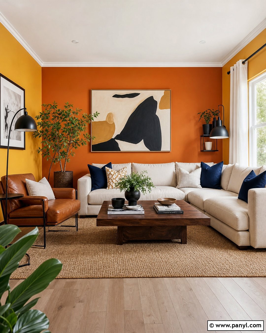 Yellow And Orange Living Room Walls - 20 Bright Yellow And Orange Walls