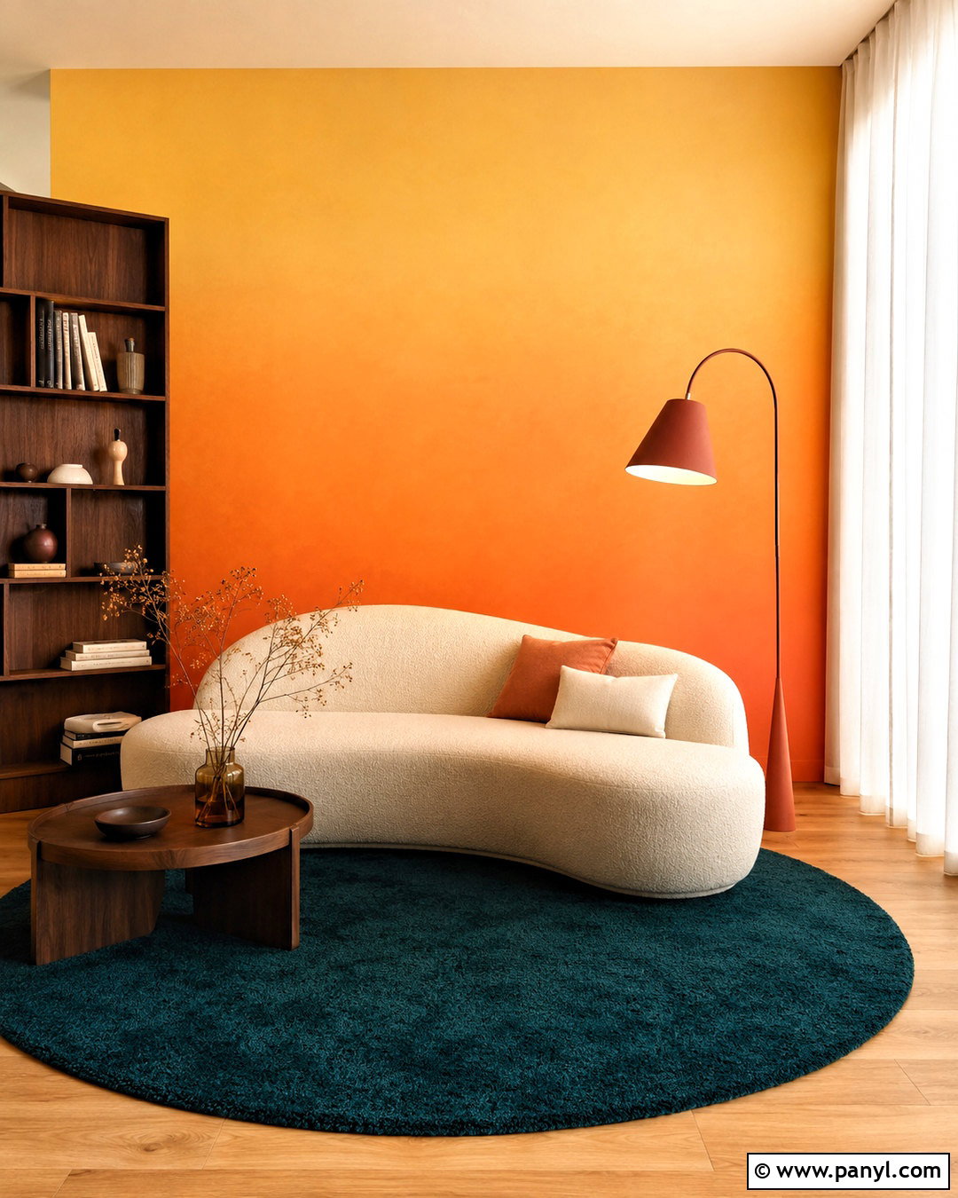 Yellow And Orange Ombre Walls - 20 Yellow And Orange Walls