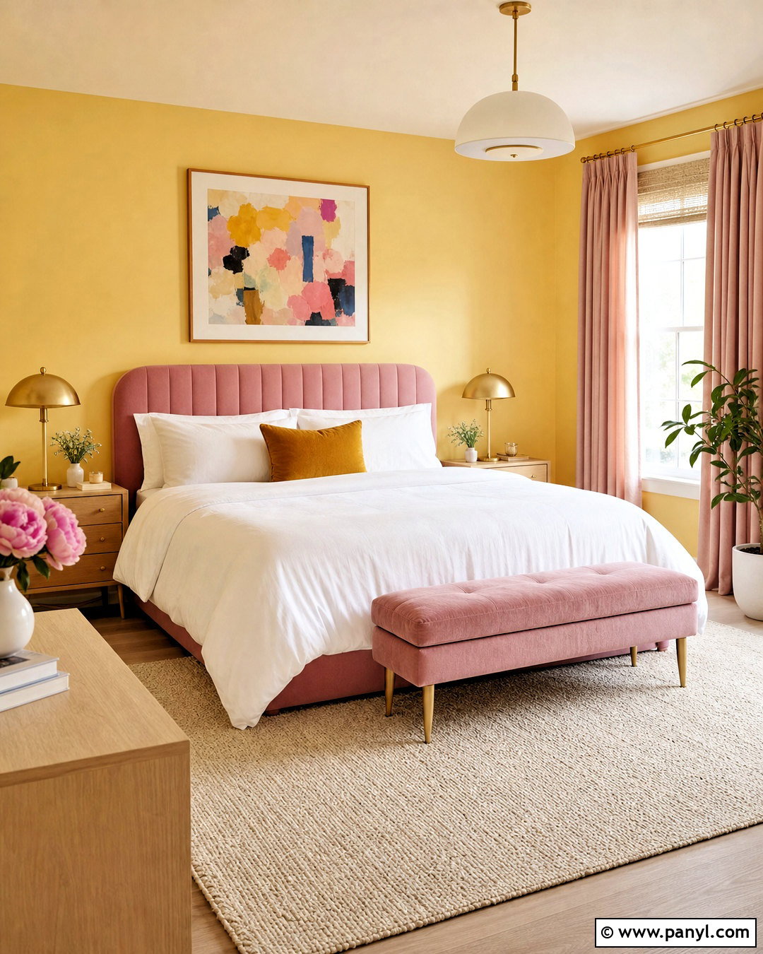Yellow And Pink Bedroom - 20 yellow room aesthetic ideas
