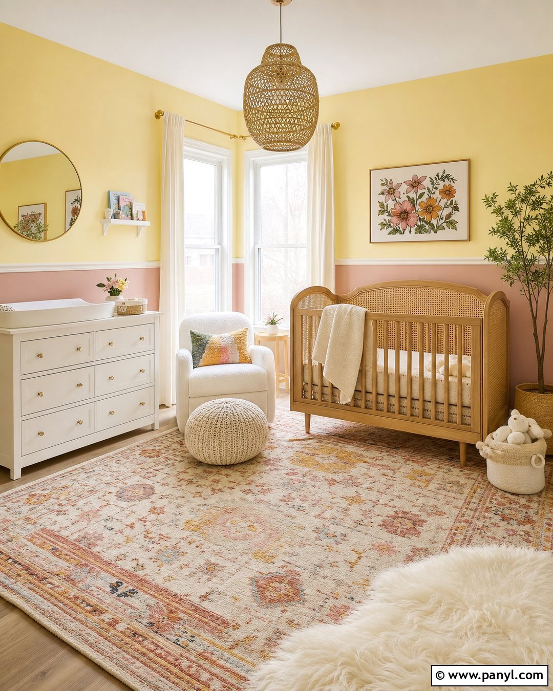 Yellow And Pink Nursery Walls - 30 Yellow Nursery Walls