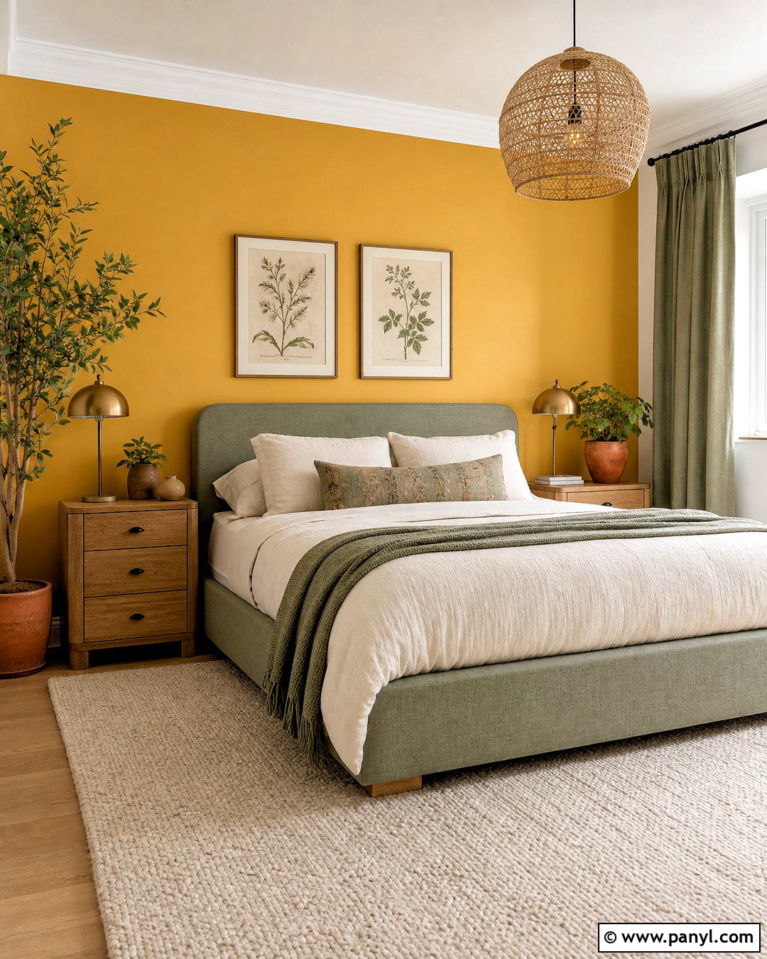 Yellow And Sage Green Bedroom - 20 yellow room aesthetic ideas