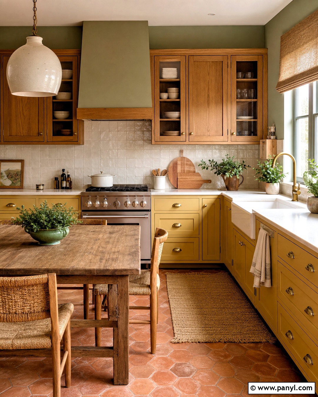 Yellow And Sage Green Kitchen - 20 kitchen color yellow ideas