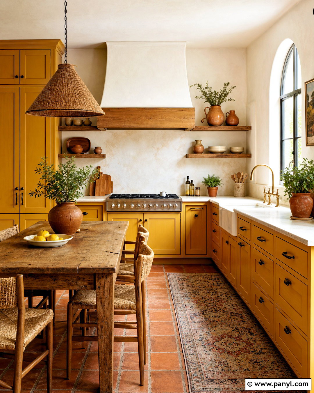 Yellow And Terracotta Kitchen - 20 kitchen color yellow ideas