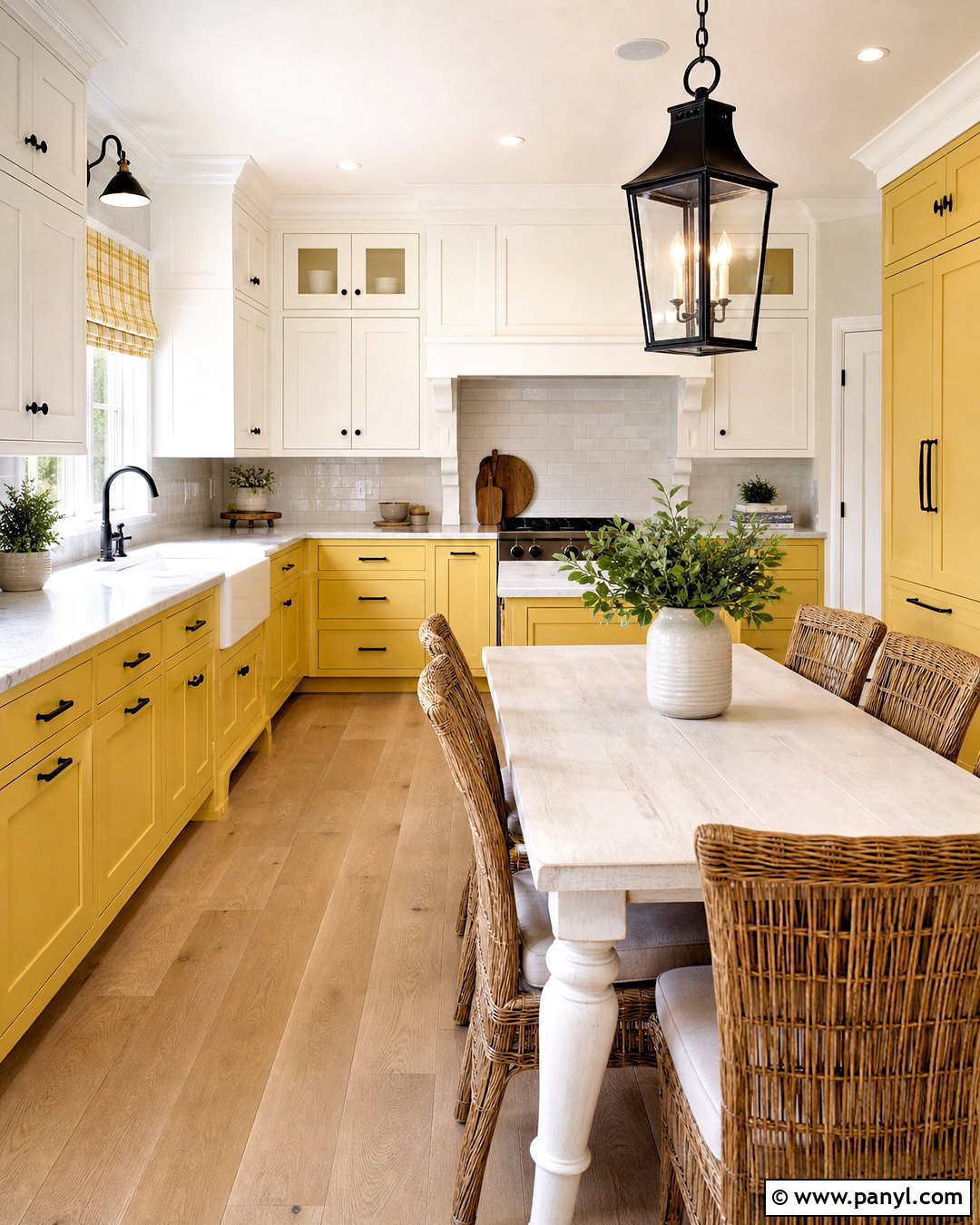 Yellow And White Country Kitchen - 20 yellow country kitchens
