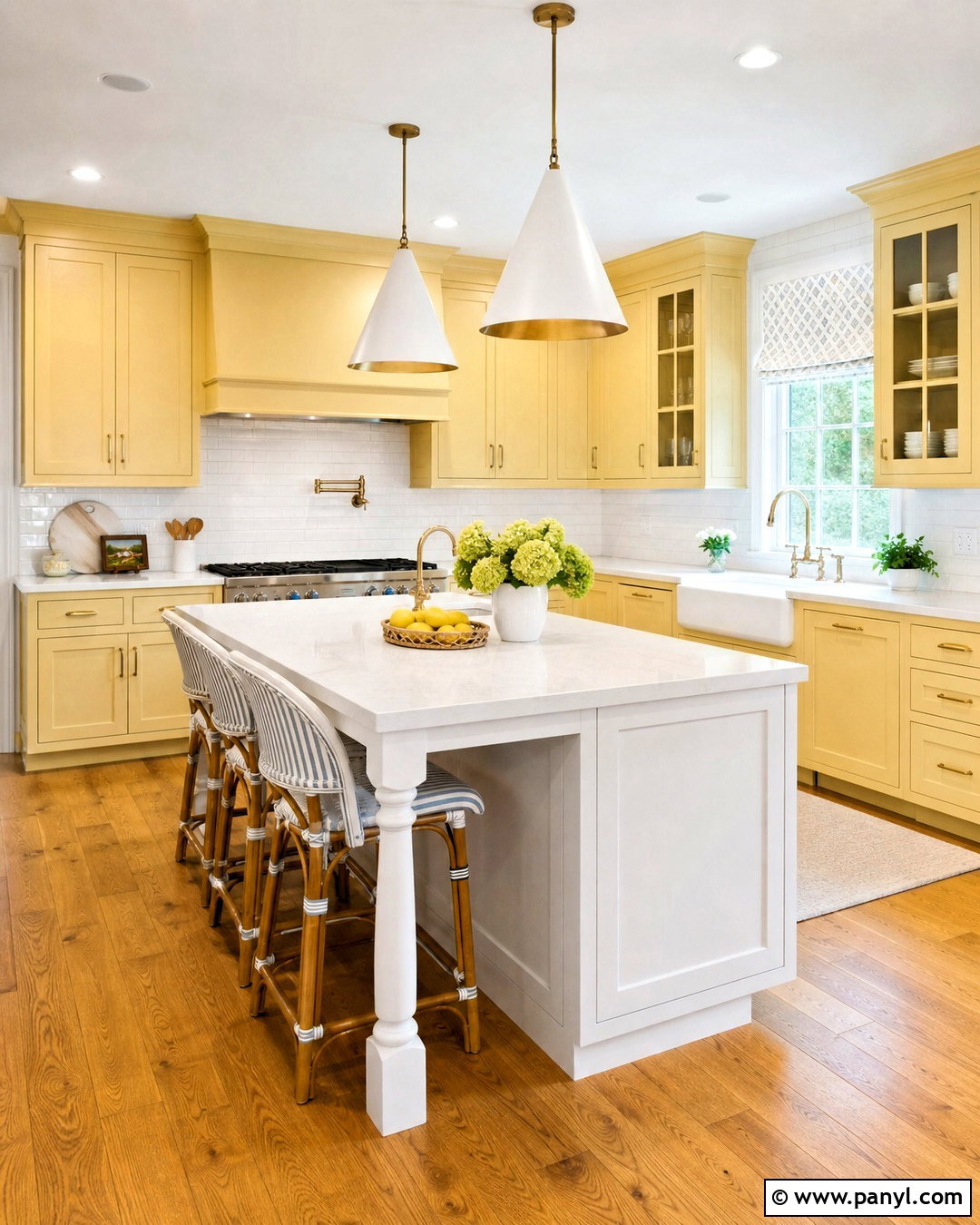 Yellow And White Kitchen - 20 yellow kitchen ideas