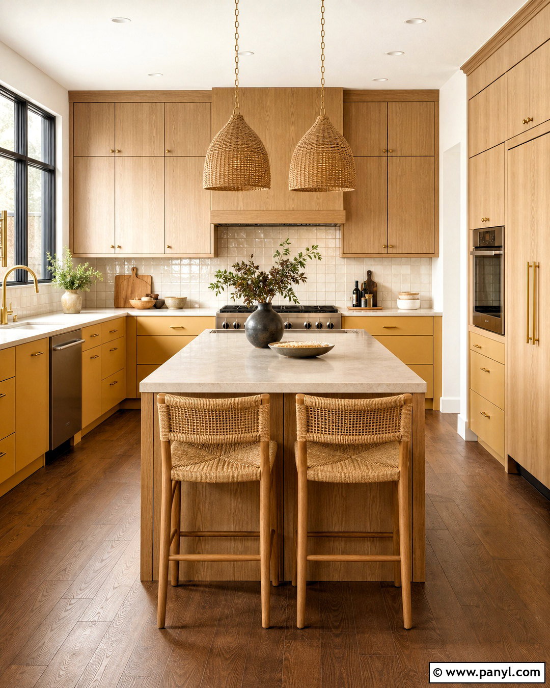 Yellow And Wood Kitchen - 20 yellow for kitchen ideas
