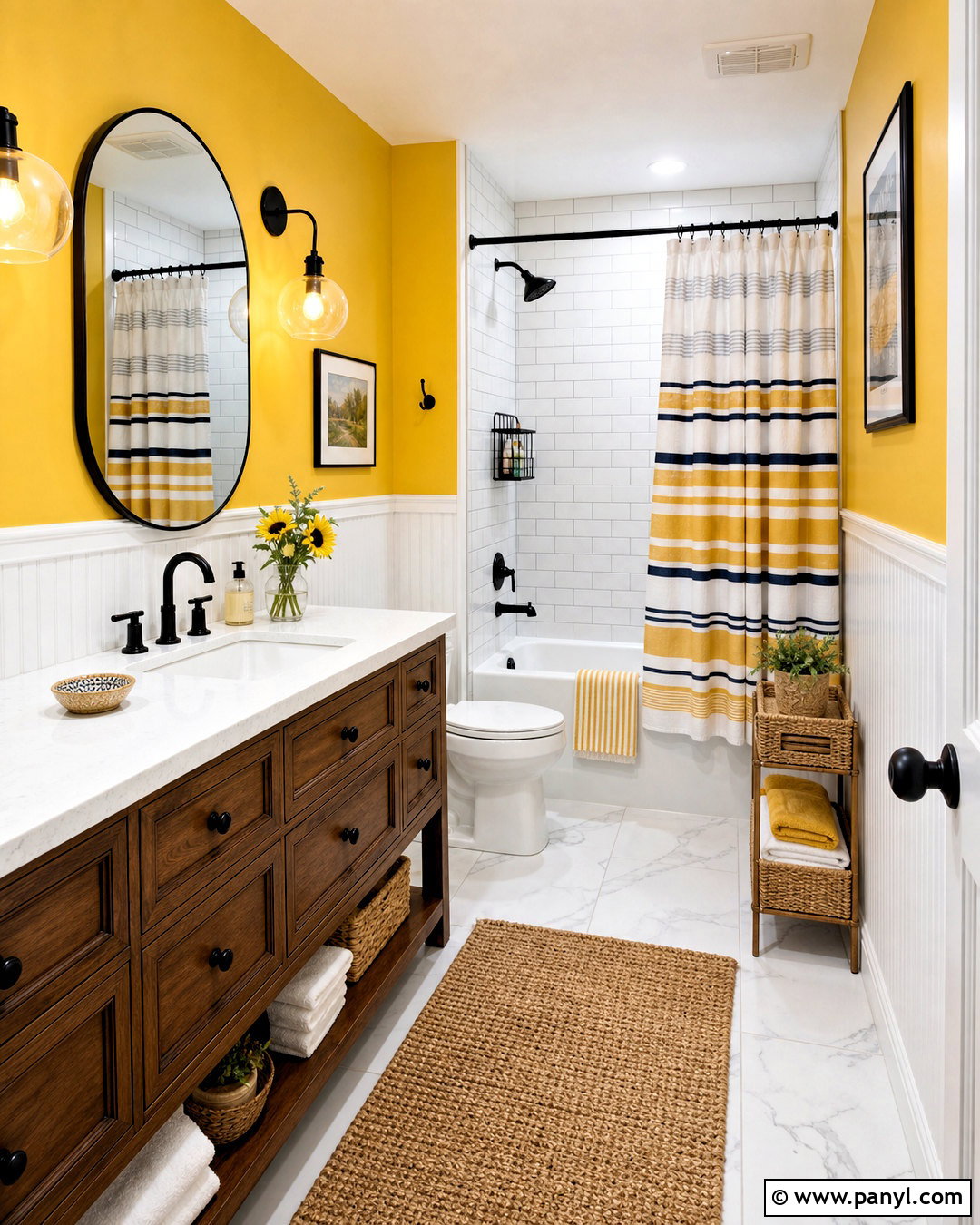 Yellow Bathroom - 20 yellow room ideas