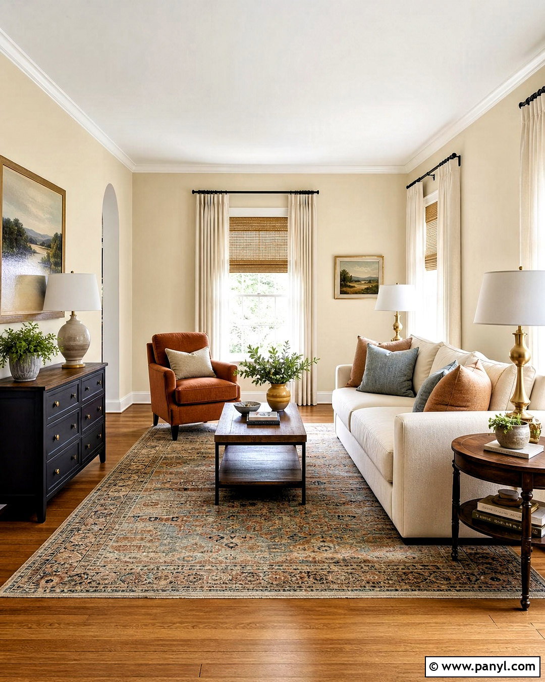 Yellow Beige North-Facing Room - 20 beige wall colors