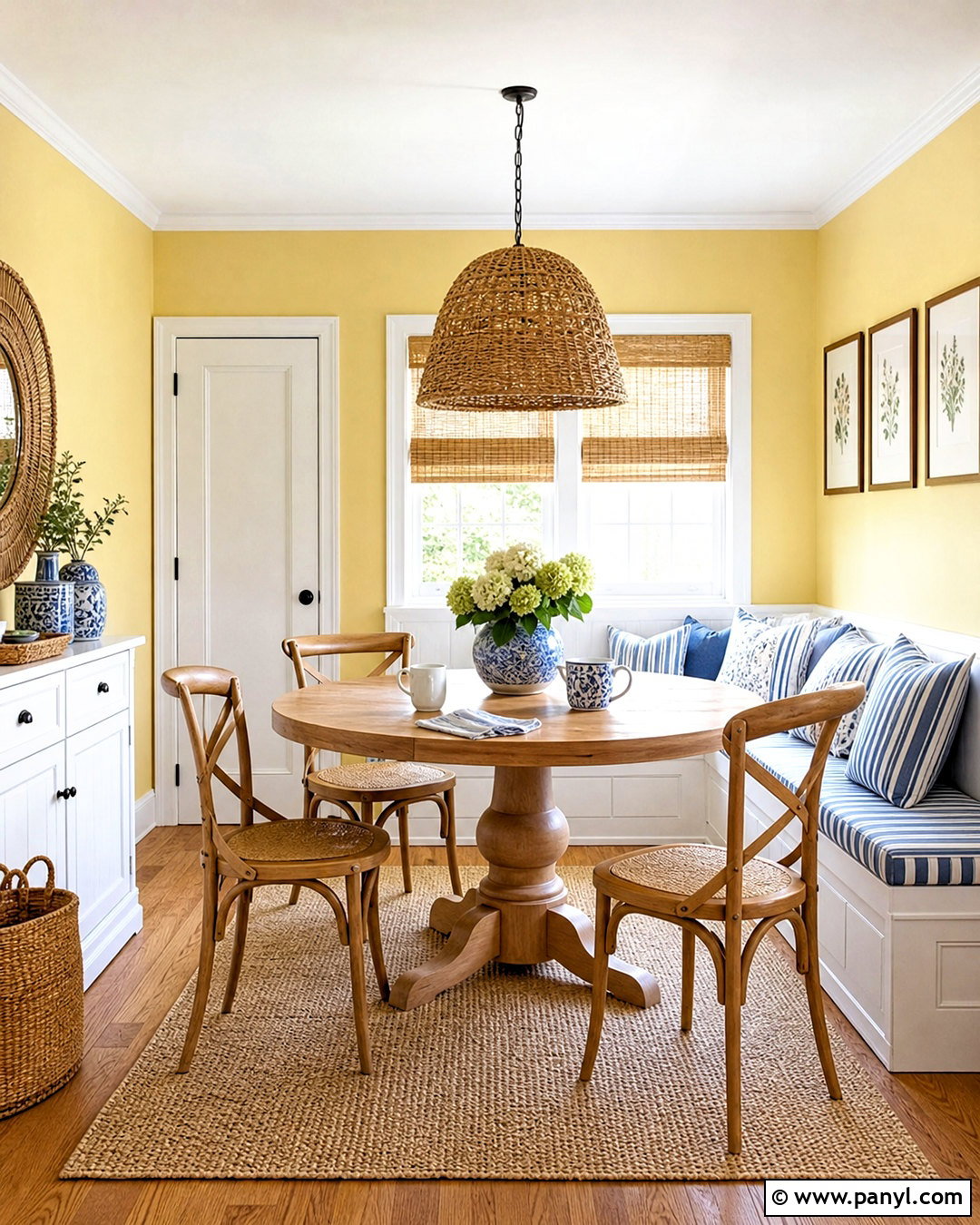 Yellow Breakfast Room Walls - 20 room ideas paint walls
