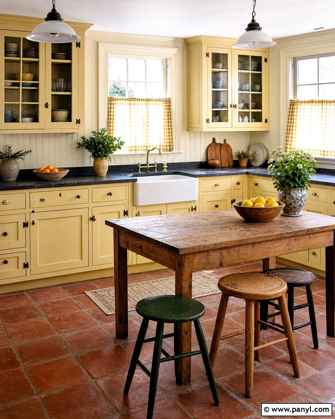 Yellow Cottage Kitchen - 20 yellow kitchen decor ideas