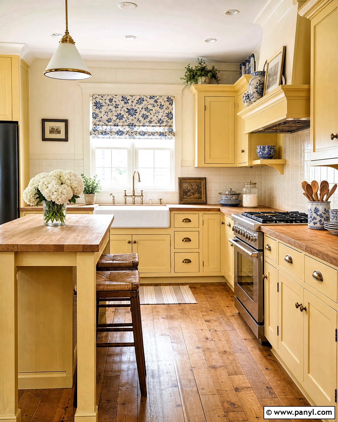 Yellow Cottage Kitchen - 20 yellow room inspo ideas
