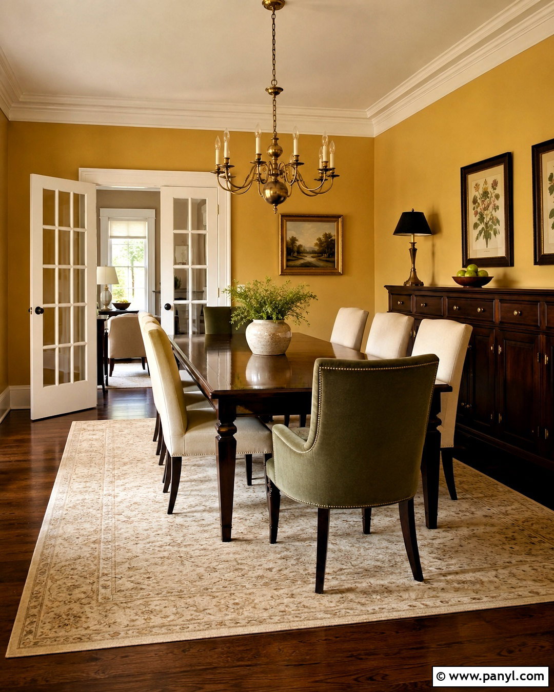 Yellow Dining Room Walls - 35 yellow painted walls