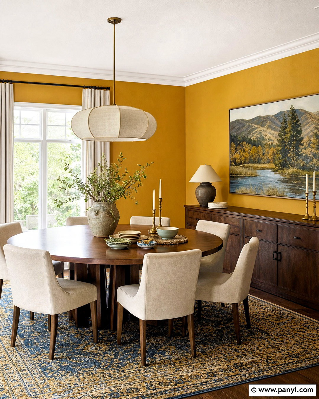 Yellow Dining Room - 20 yellow room aesthetic ideas