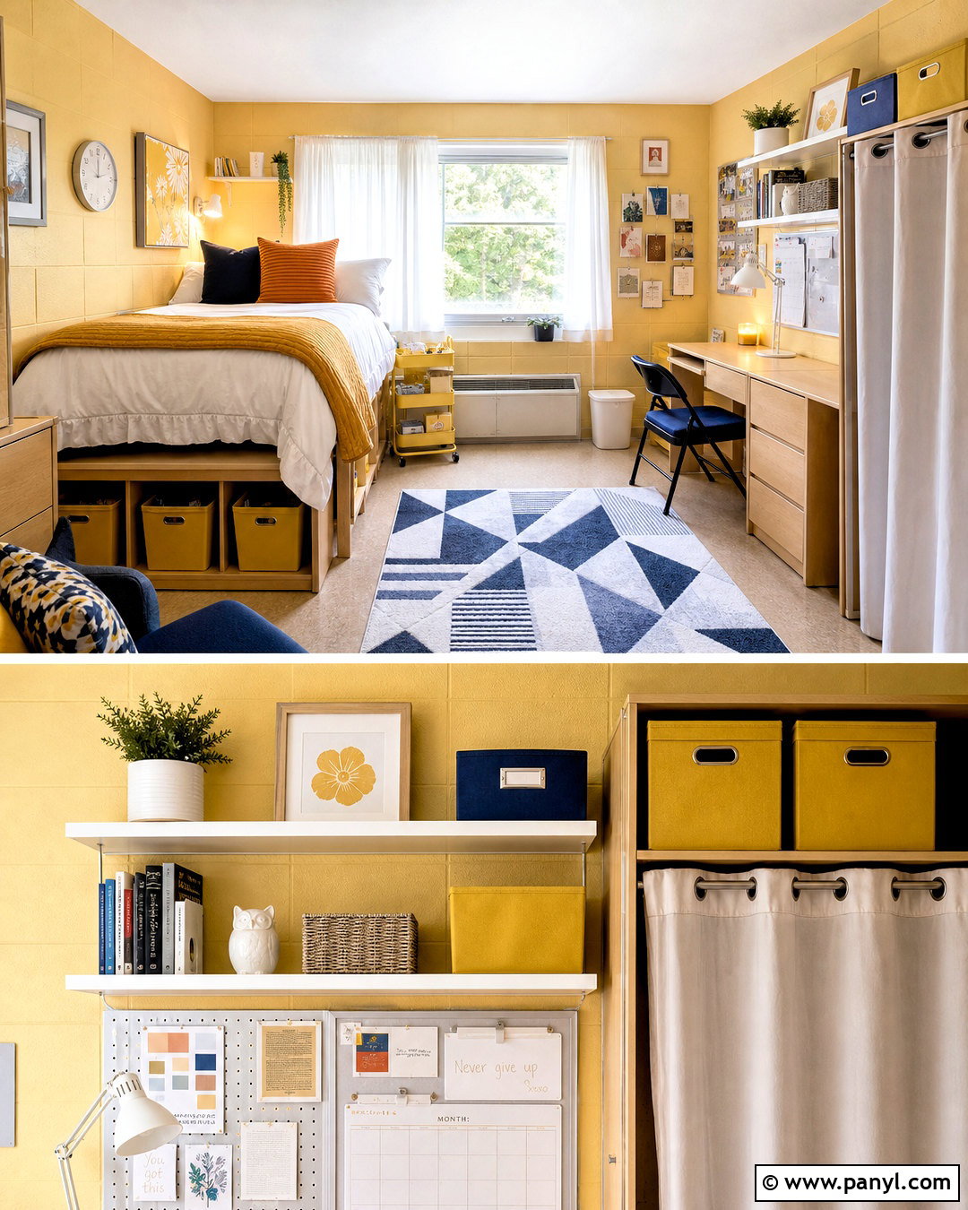 Yellow Dorm Room - 20 yellow room aesthetic ideas