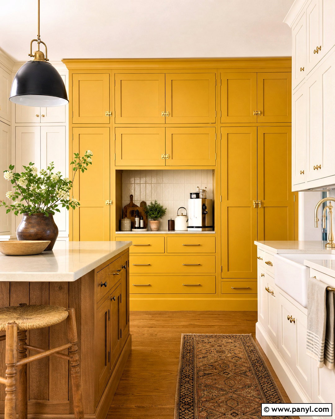 Yellow Farmhouse Kitchen Pantry - 20 yellow farmhouse kitchen ideas