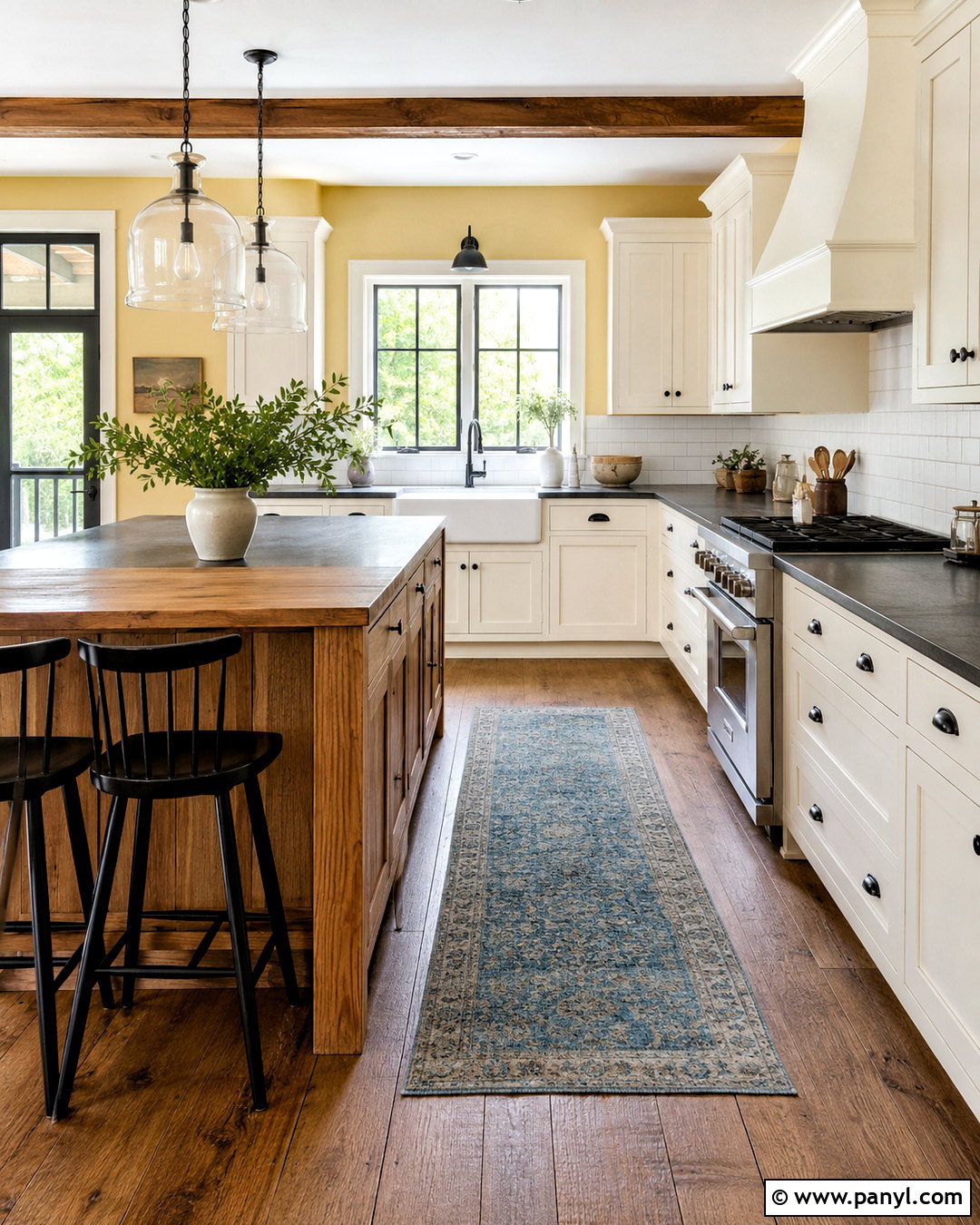Yellow Farmhouse Kitchen Walls - 35 yellow painted walls