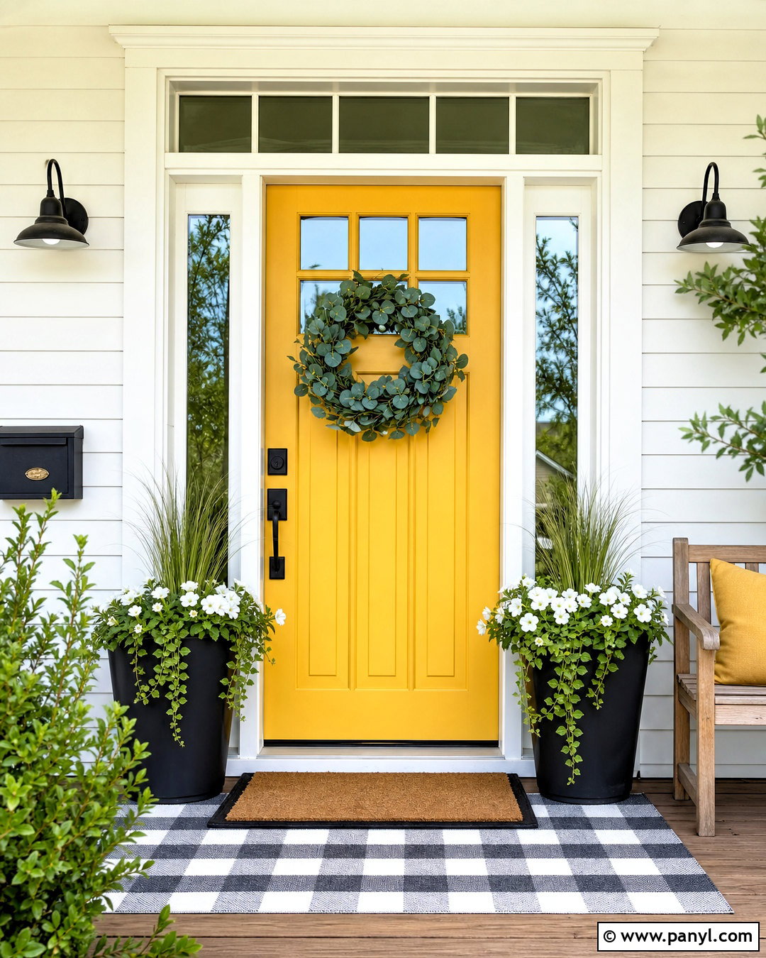 Yellow Front Door Decor - 20 front door decor ideas