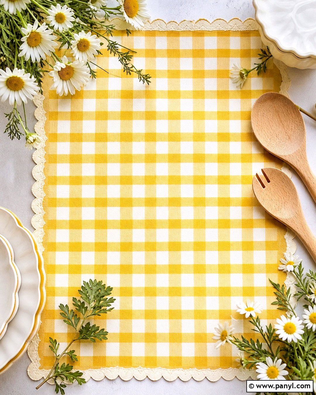 Yellow Gingham Background - 20 gingham background aesthetic ideas
