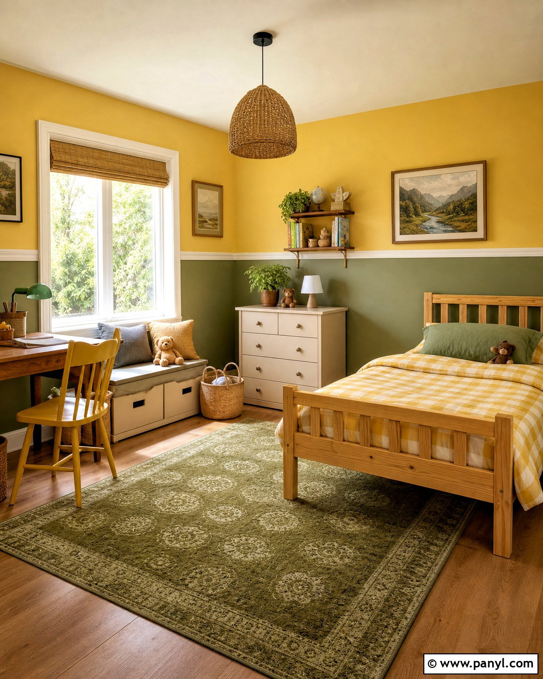 Yellow Green Childrens Bedroom - 20 yellow childrens bedroom ideas