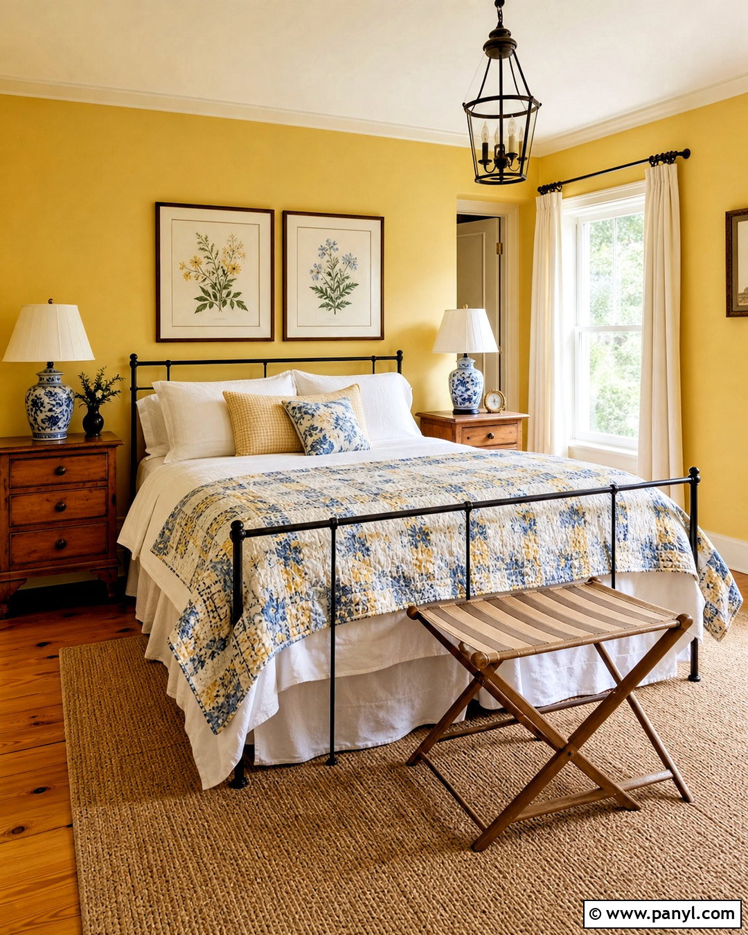 Yellow Guest Bedroom - 20 yellow room ideas